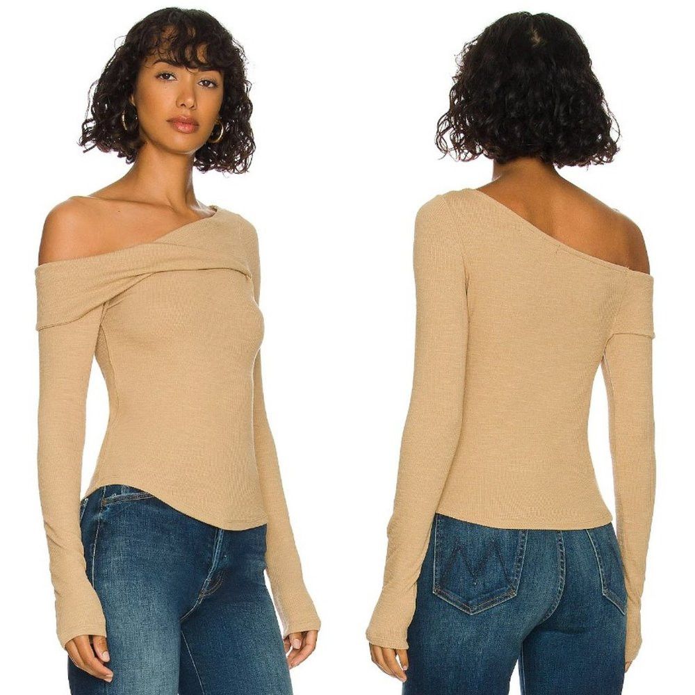 Free People NWT New $68 Free People Addie Layering Beige Top Size XL Size XL / US 12-14 / IT 48-50 - 2 Thumbnail