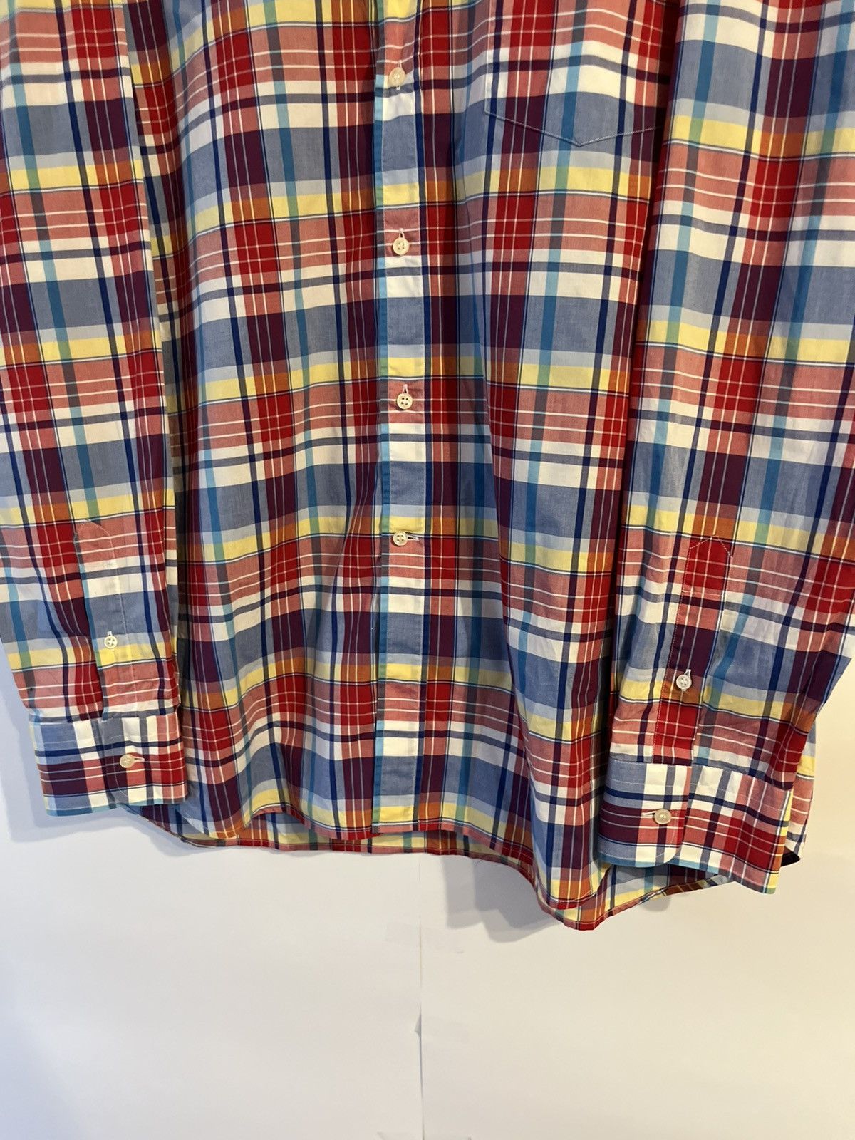 Paul & Shark Paul & Shark Luxury Plaid Cotton Long Sleeve Shirt Button Up Size US XXL / EU 58 / 5 - 4 Thumbnail