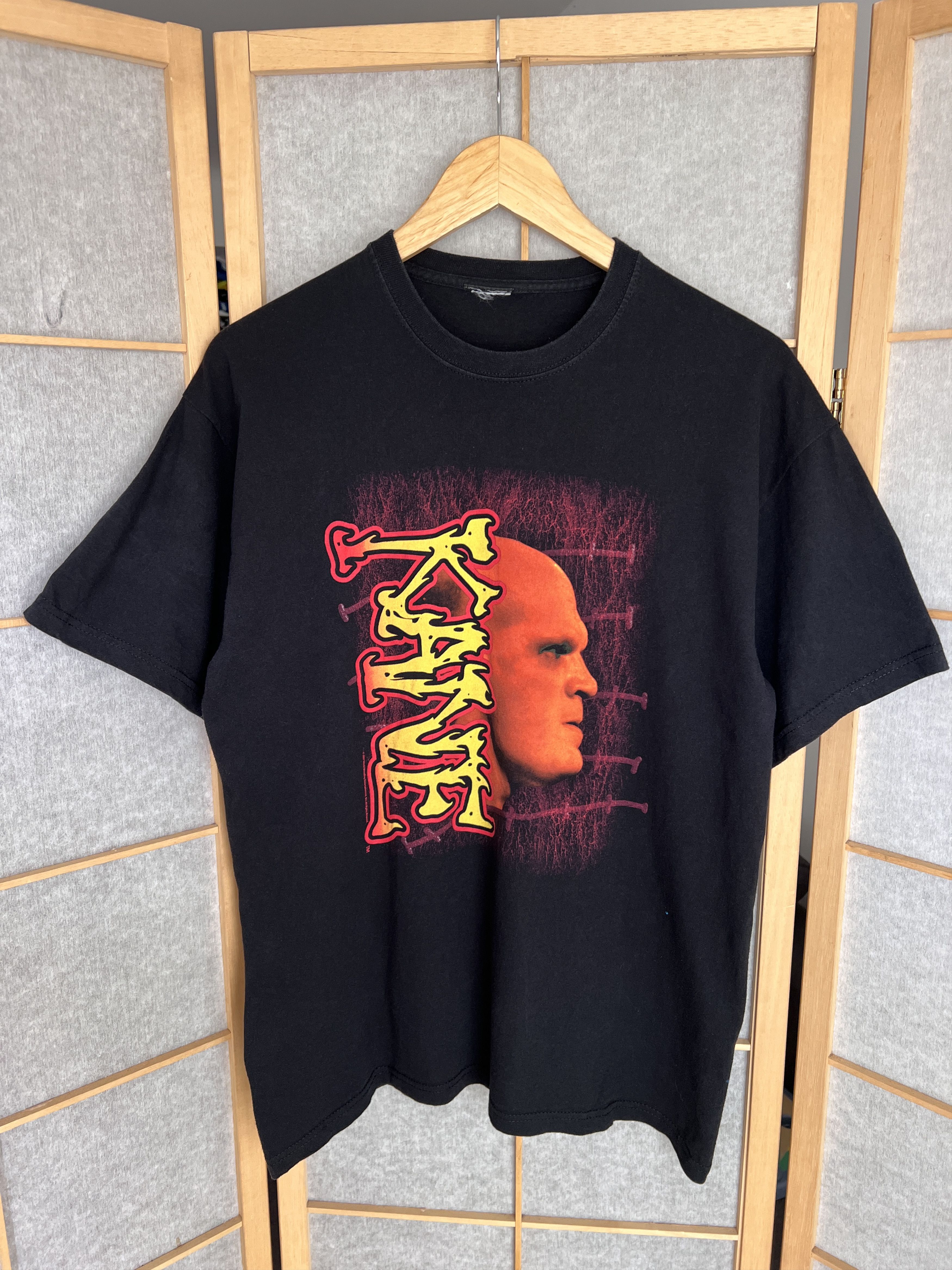 WWE Crazy! WWE Kane Wrestling VTG 2007 big face printed t shirt Size US L / EU 52-54 / 3 - 10 Thumbnail