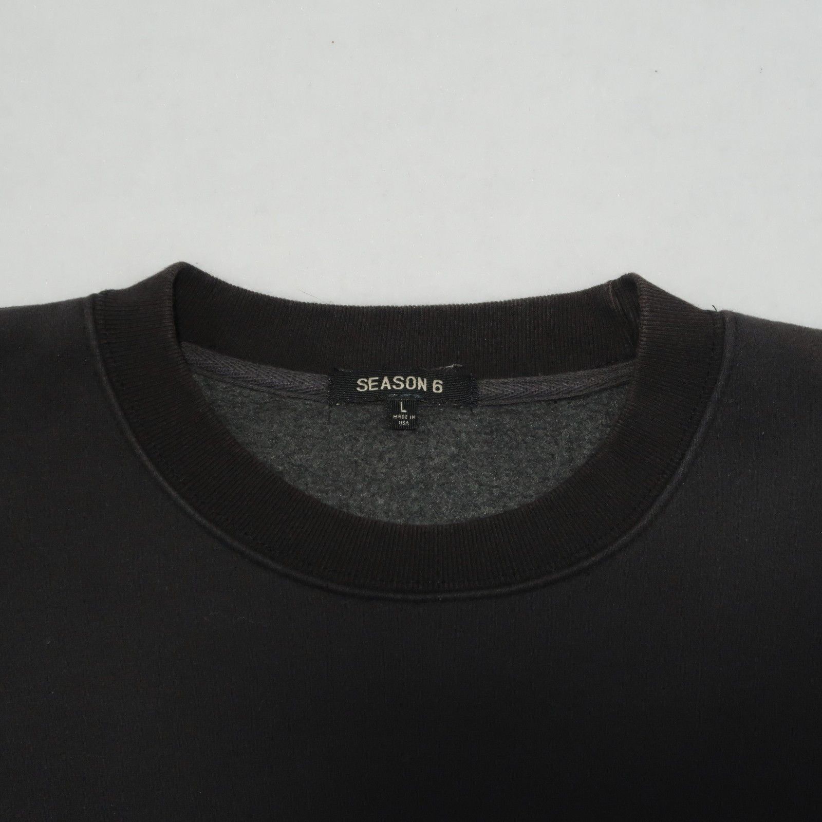 Yeezy Yeezy Season 6 Crewneck Sweatshirt Dark Grey Size US L / EU 52-54 / 3 - 3 Thumbnail