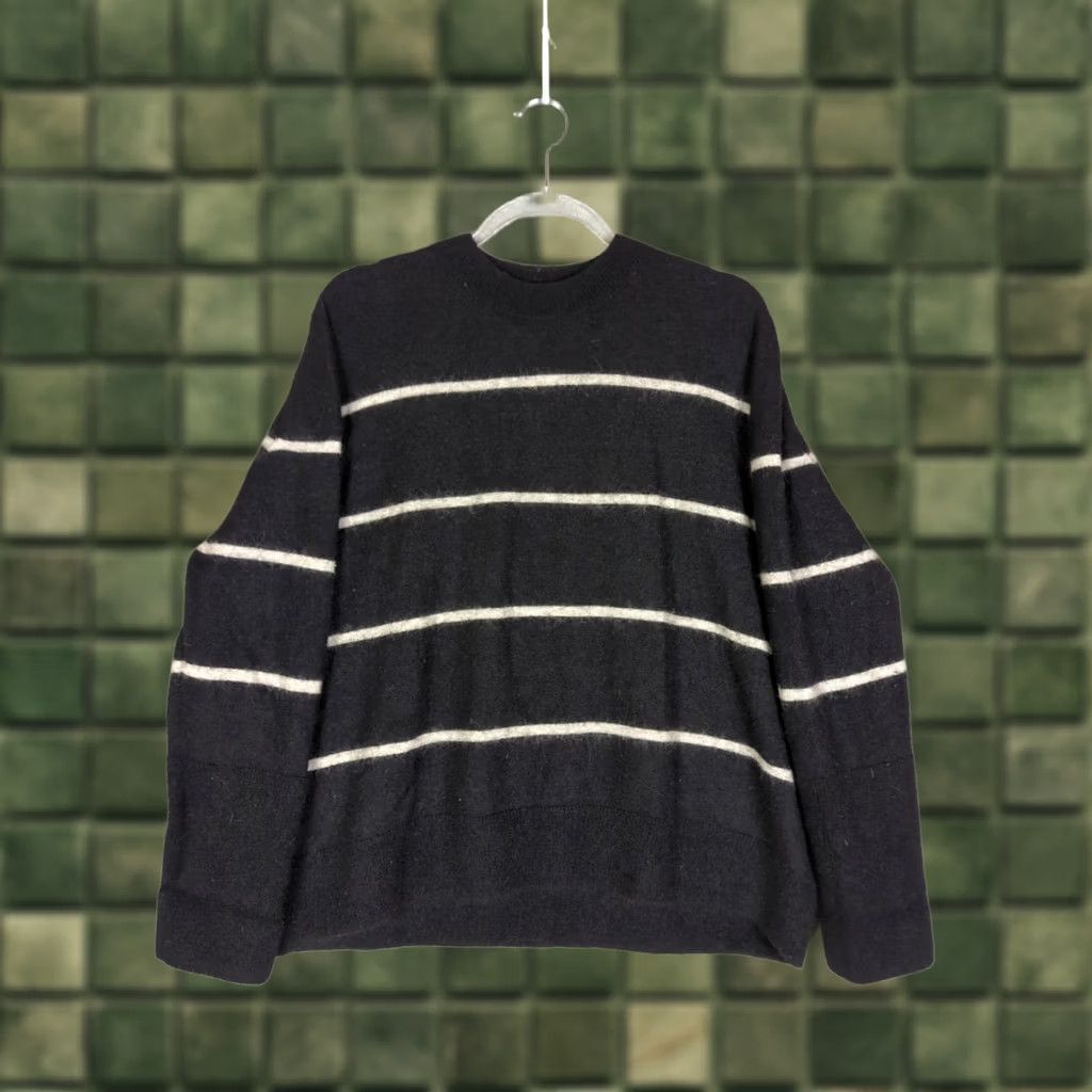 Other Stockholm Atelier Other Stories Sweater Womens S Black Alpaca Blend Long Slv Size S / US 4 / IT 40 - 1 Thumbnail