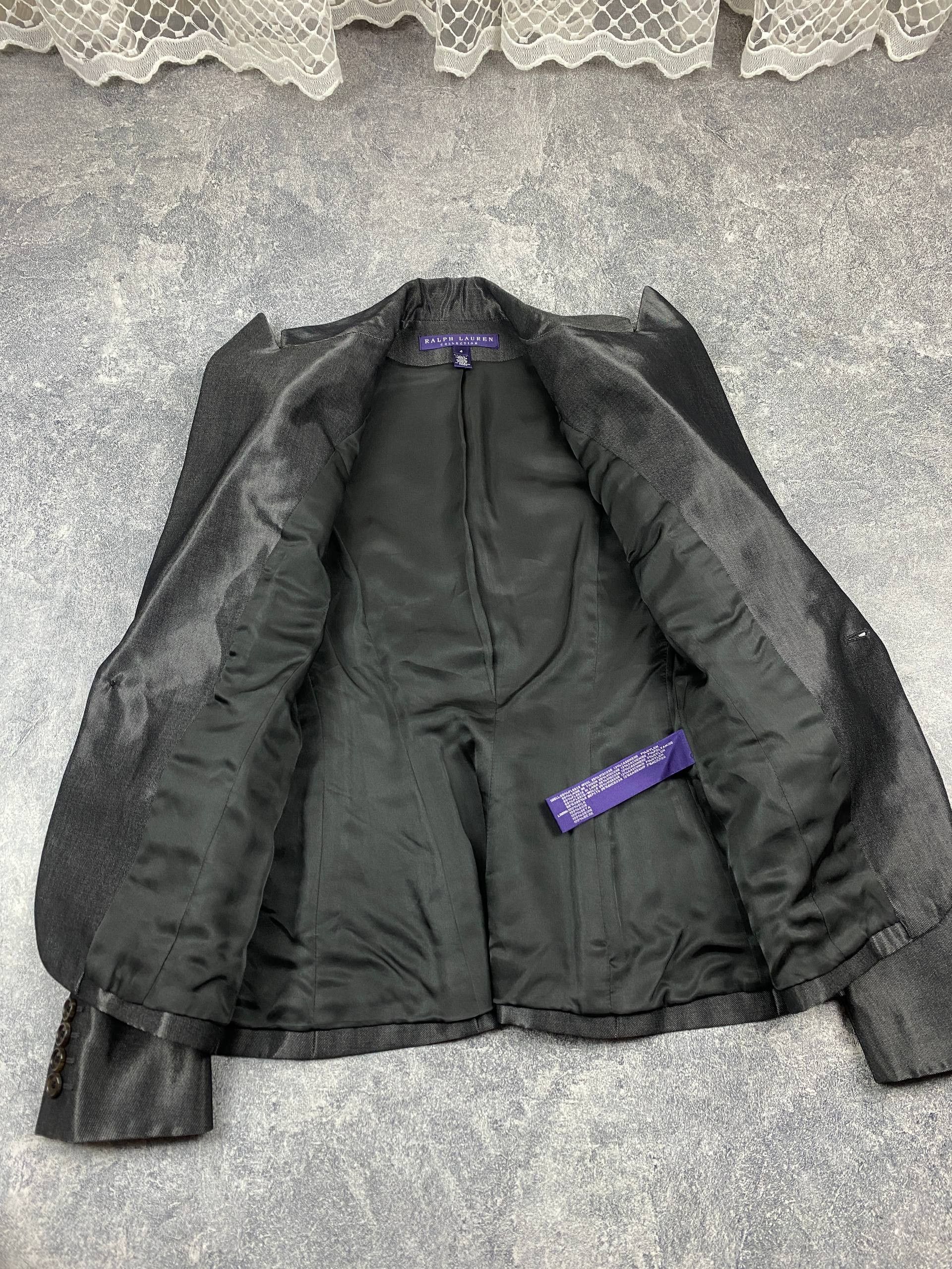 Polo Ralph Lauren Ralph Lauren Purple Label Glossy Style Blazer Jacket Size XS / US 0-2 / IT 36-38 - 3 Thumbnail