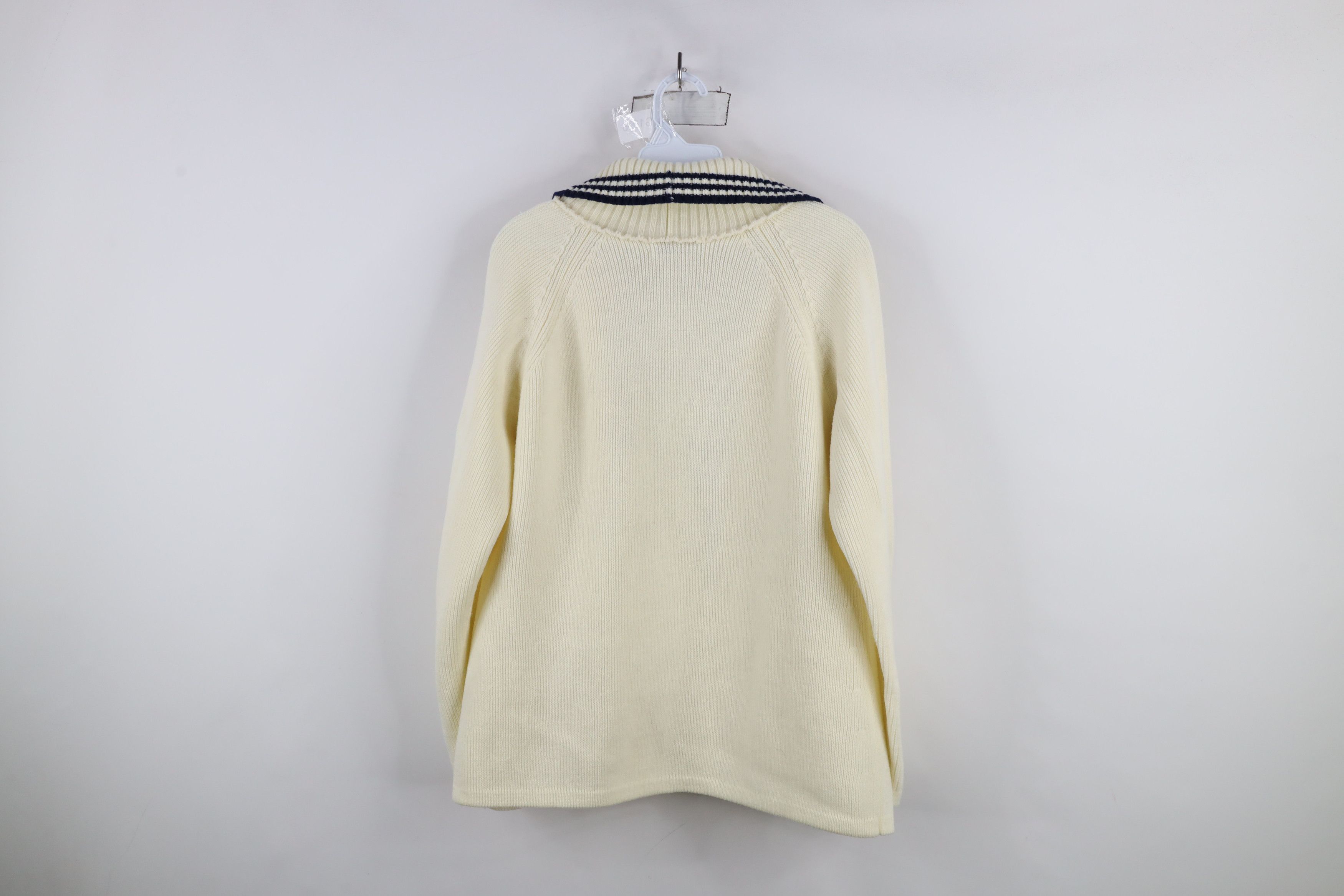 Vintage Vintage 70s Streetwear Open Front Shawl Cardigan Sweater Size L / US 10 / IT 46 - 11 Thumbnail
