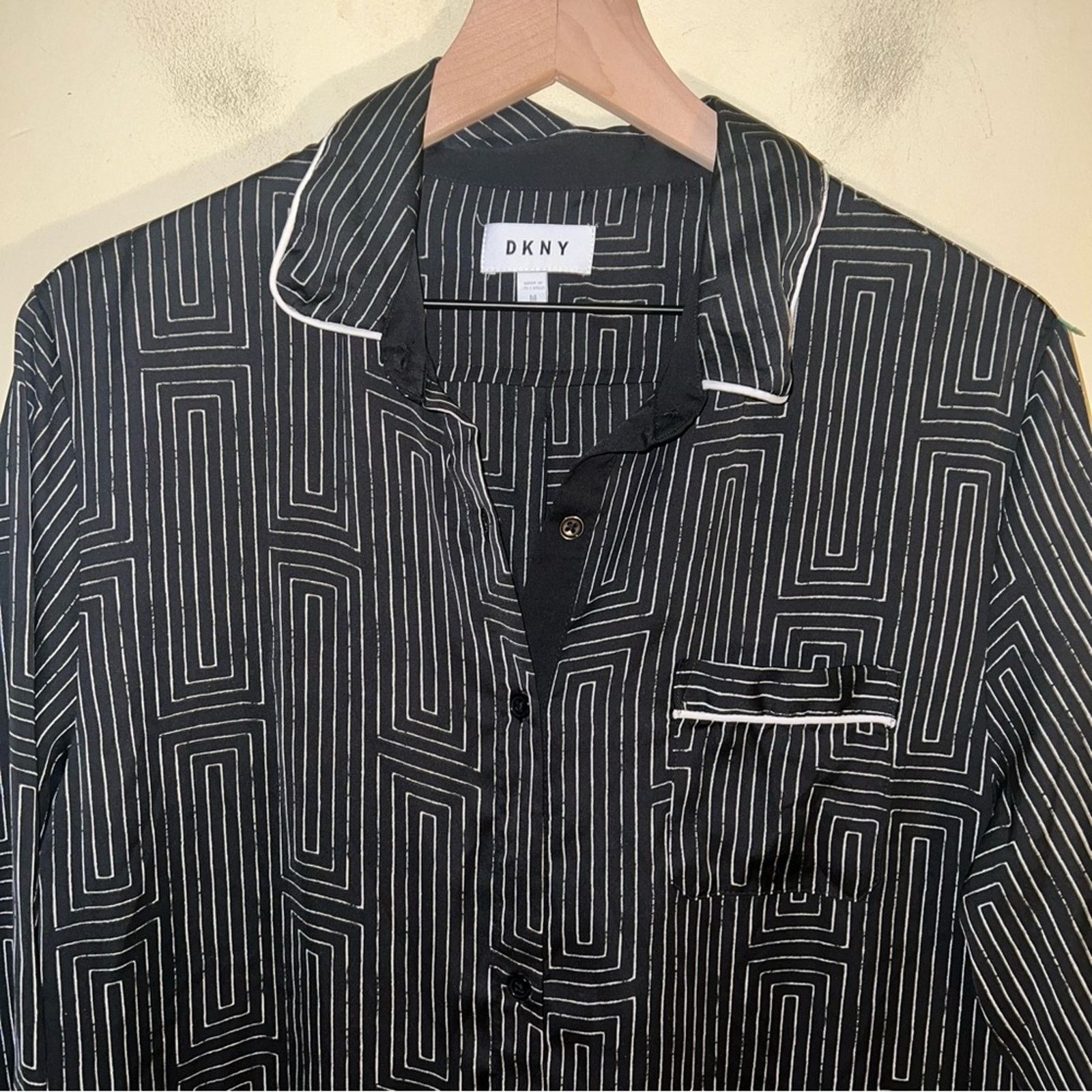 DKNY DKNY black and white pattern shirt dress M Size M / US 6-8 / IT 42-44 - 5 Thumbnail