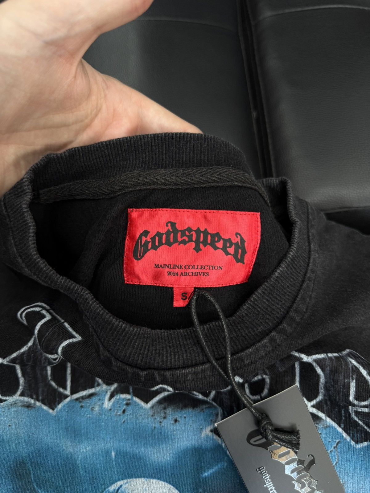 Godspeed Godspeed Blue Motorcycle Tee Shirt Size S (NEW) Size US S / EU 44-46 / 1 - 7 Thumbnail