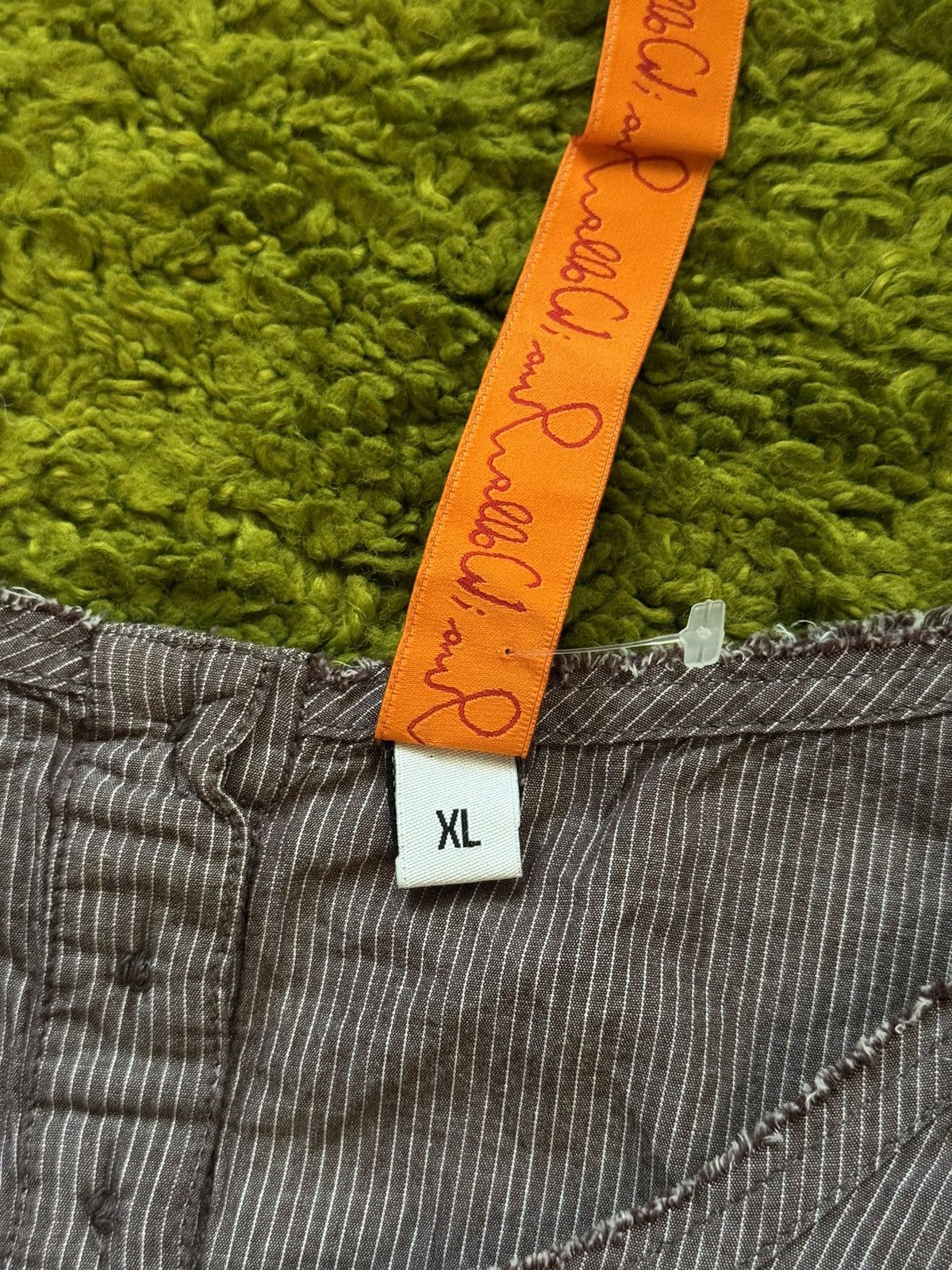 Designer × Hysteric Glamour Ewa i Walla avant garde striped blouse tunic Size XL / US 12-14 / IT 48-50 - 6 Thumbnail