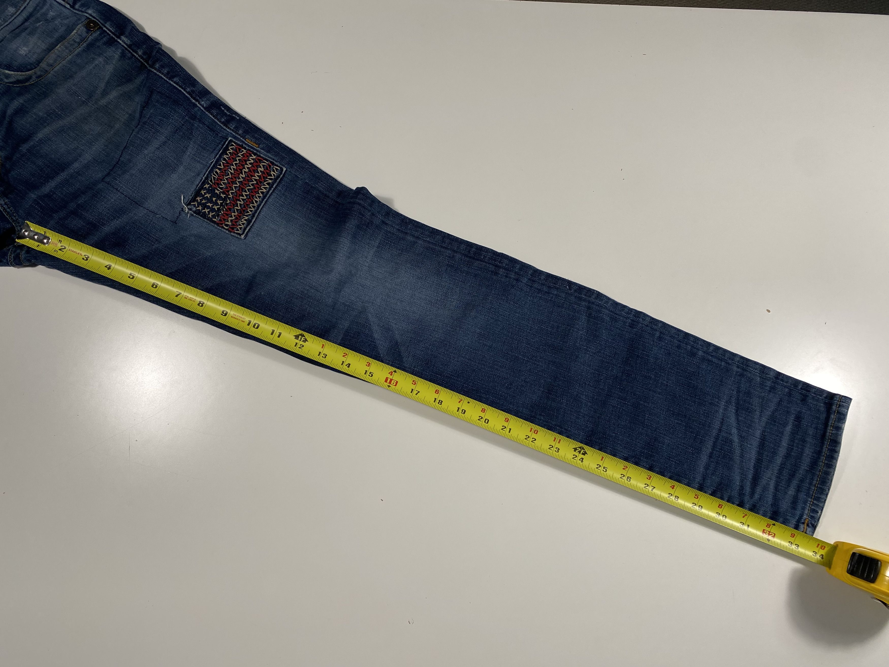 True Religion True Religion Rocco Relaxed Skinny Fit jeans 30x33.5 Size US 30 / EU 46 - 11 Thumbnail