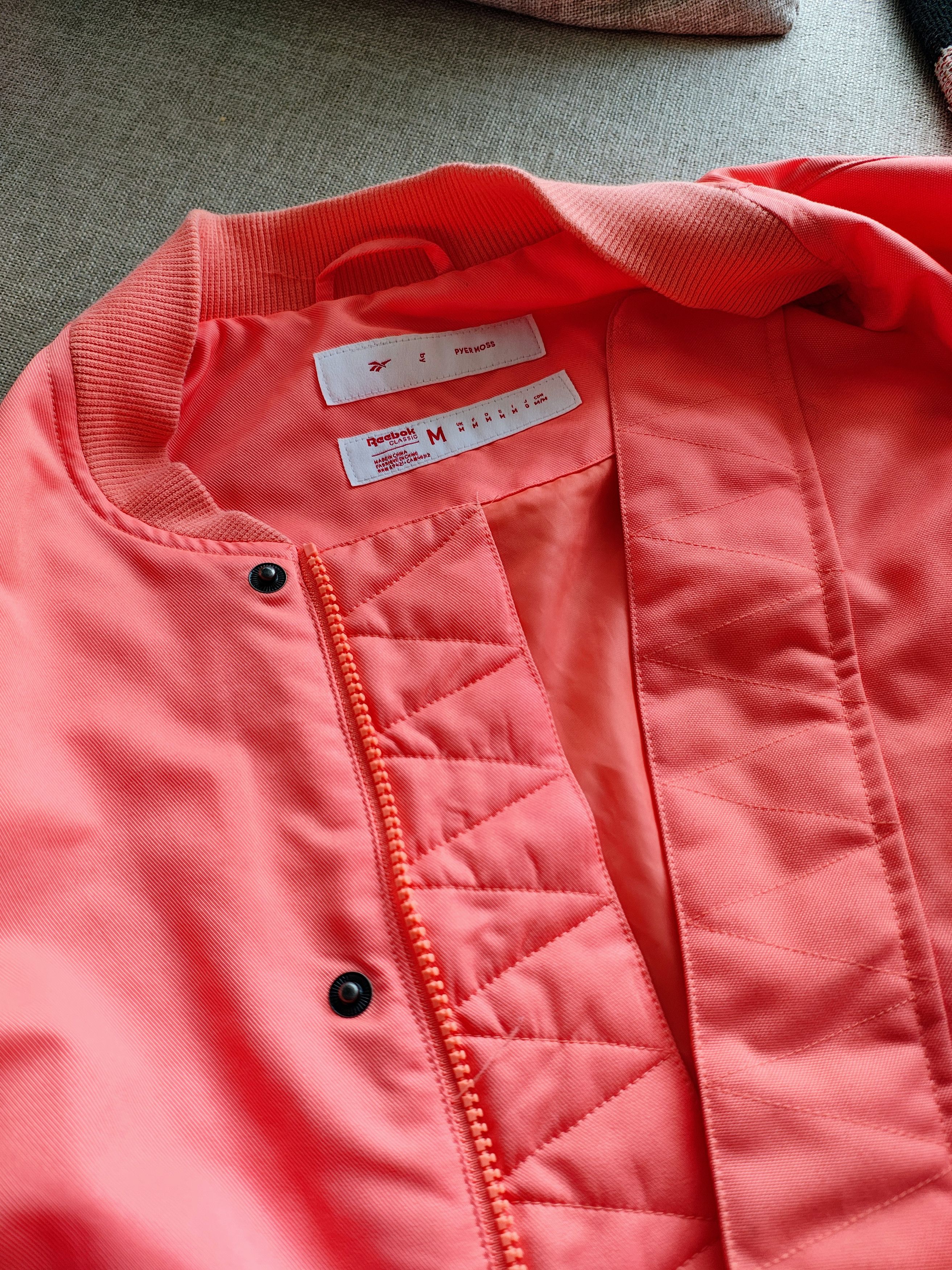 Pyer Moss × Reebok Pyer Moss x Reebok peach Bomber jacket Size US M / EU 48-50 / 2 - 3 Thumbnail