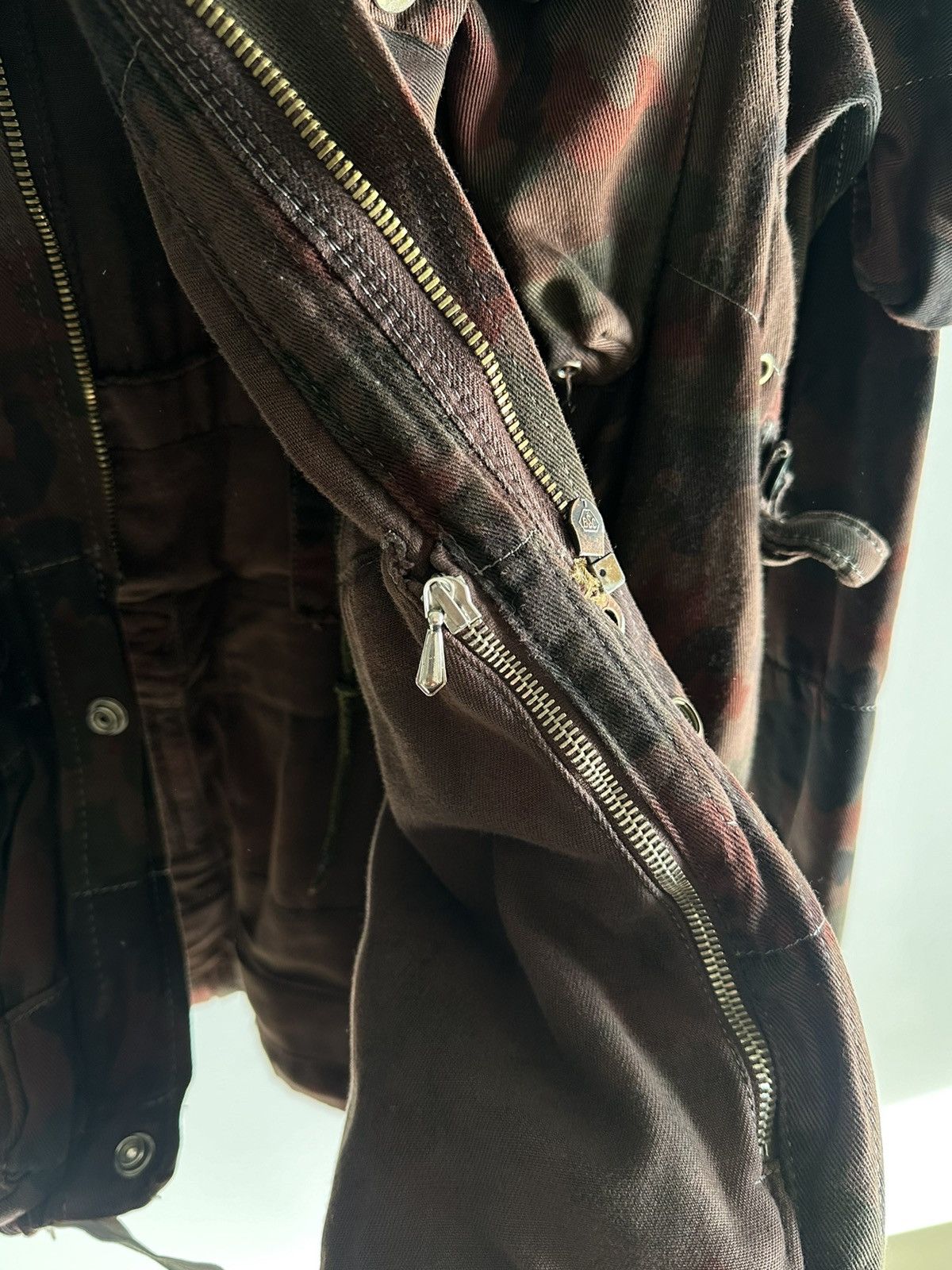 Vintage vintage Swiss Army alpineflauge Parka overdyed Size US L / EU 52-54 / 3 - 5 Thumbnail
