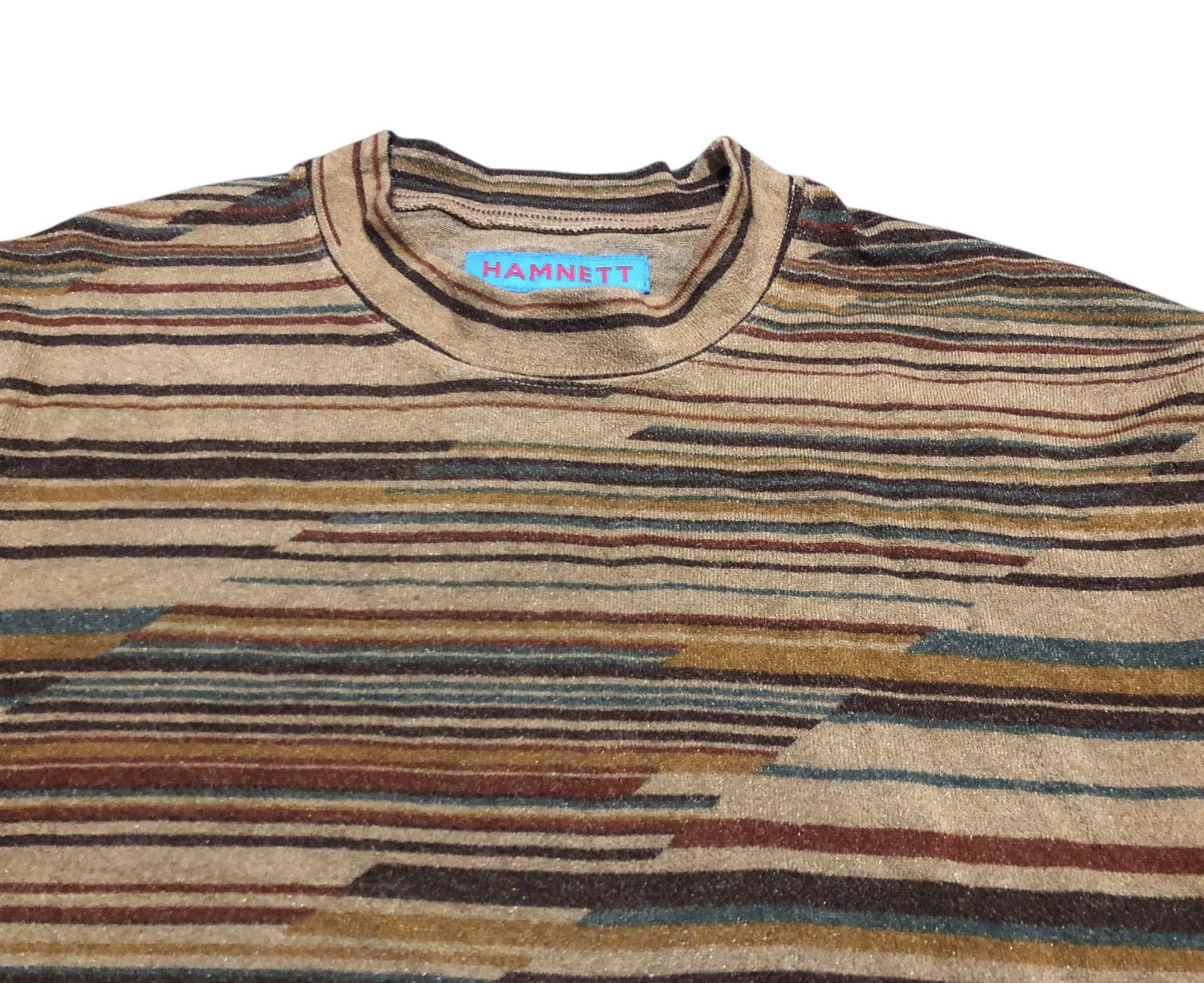 Katharine Hamnett London 🔥Vintage KATHERINE HAMNETT Striped Archive Longsleeve Shirt Size M / US 6-8 / IT 42-44 - 7 Thumbnail