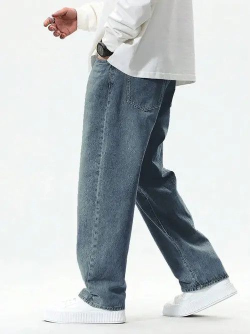 Japanese Brand × Vintage Baloon Skate Baggy Denim Jeans Loose 2000s Size US 36 / EU 52 - 4 Thumbnail