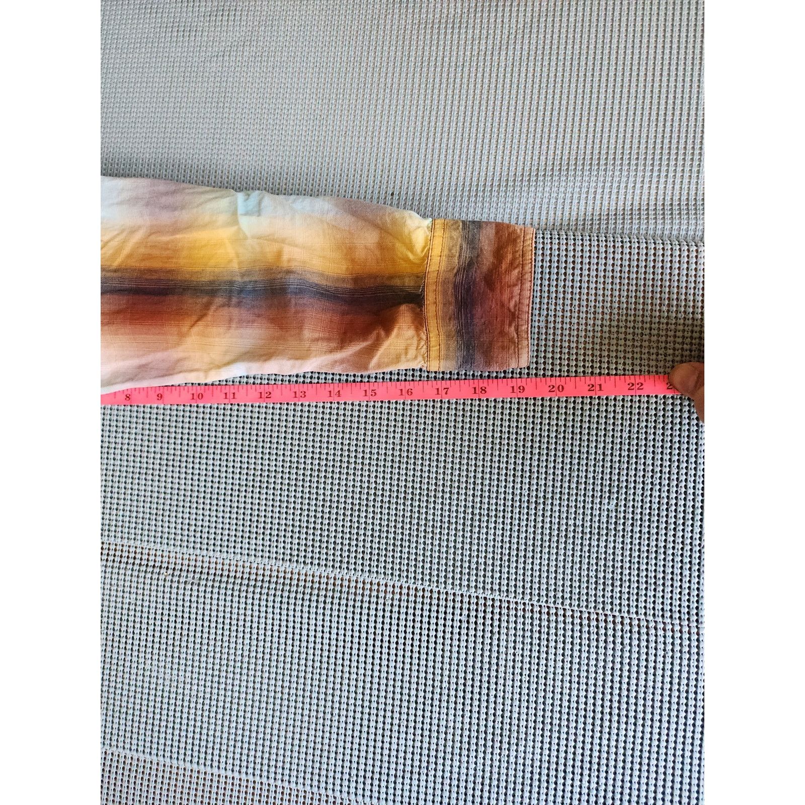 Hurley Hurley Men's XL Madras Plaid Long Sleeve Shirt Size US XL / EU 56 / 4 - 7 Thumbnail