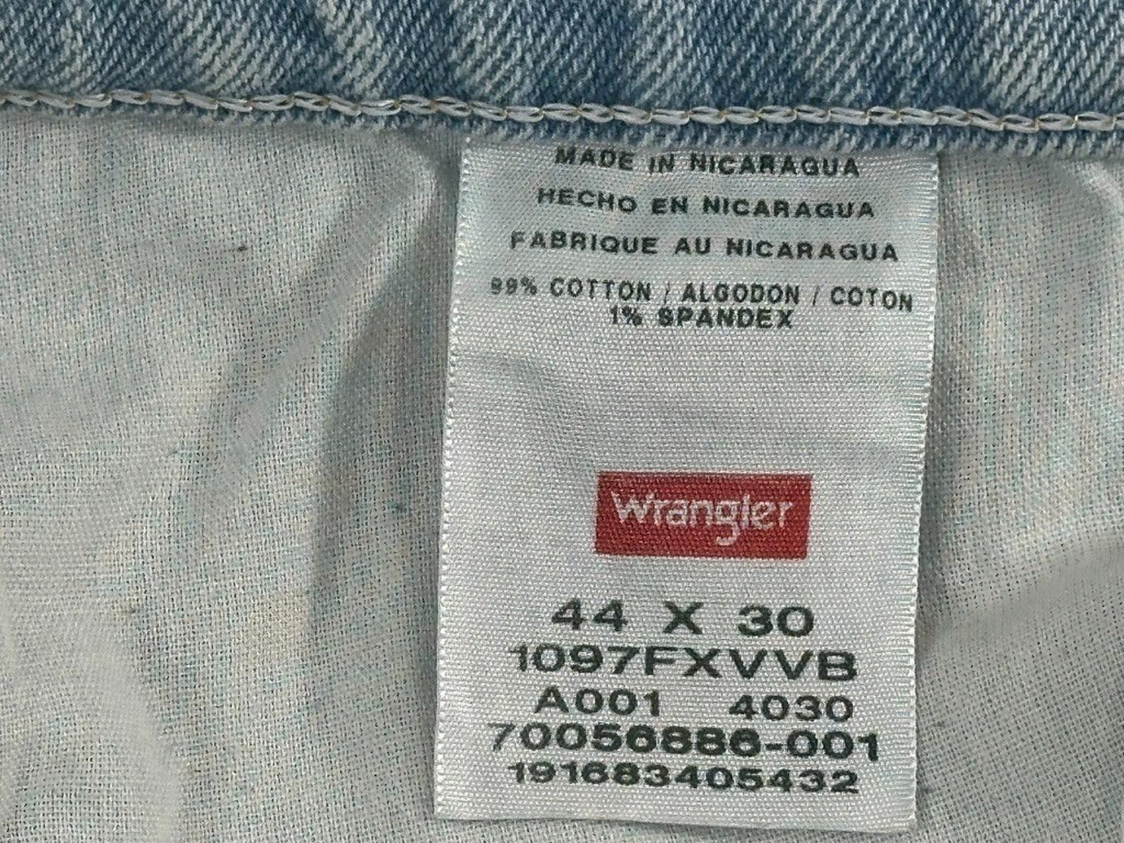 Wrangler Wrangler Men's 44/30 Premium Quality Blue Jeans Size US 44 / EU 60 - 7 Thumbnail