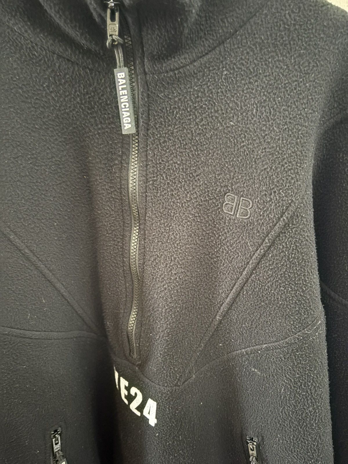 Balenciaga Balenciaga YE24 Half Zip Fleece Pullover Size US L / EU 52-54 / 3 - 3 Thumbnail