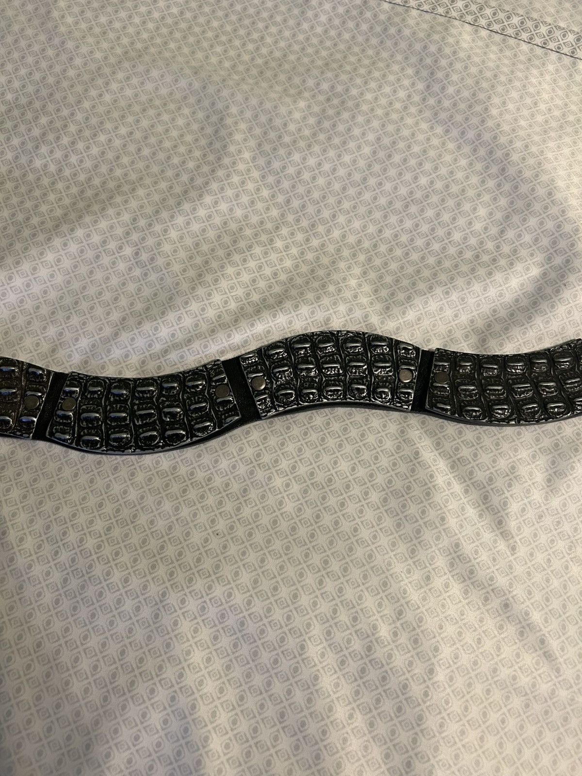 Diesel Diesel Crocodile Belt Size 42 - 12 Thumbnail
