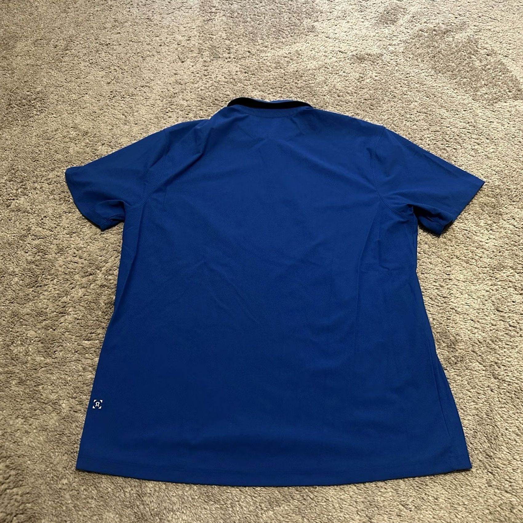 Lululemon Lululemon Evolution Mens Large Polo Performance Breathable Golf Short Sleeve Shirt Blue Size US L / EU 52-54 / 3 - 3 Thumbnail