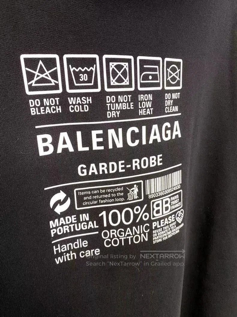 Balenciaga Balenciaga 23AW Eco Logo Hoodie XS. Size US XS / EU 42 / 0 - 5 Thumbnail
