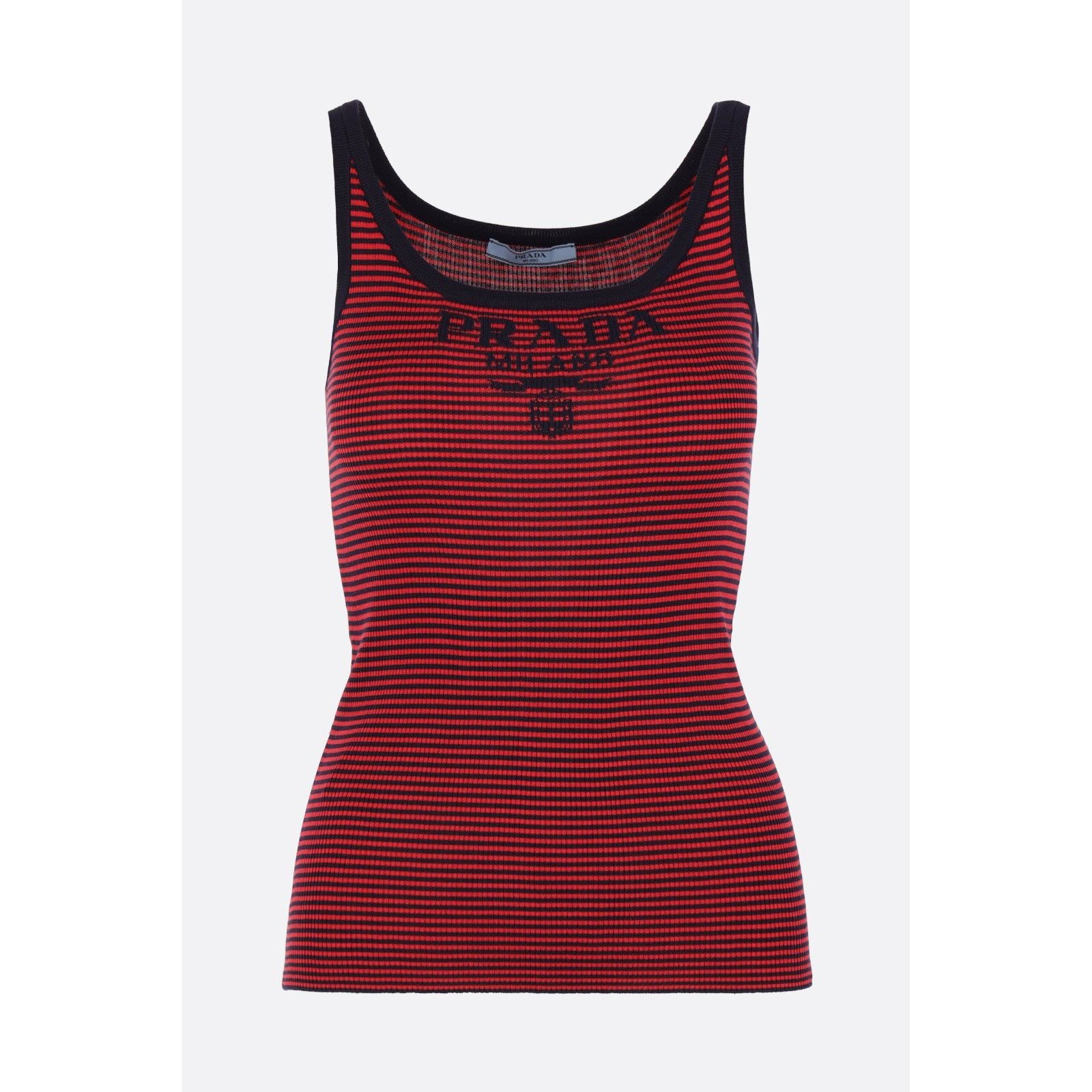 Prada PRADA Multicolor Striped Silk Tank Top New & Authentic (Wome Size M / US 6-8 / IT 42-44 - 1 Thumbnail