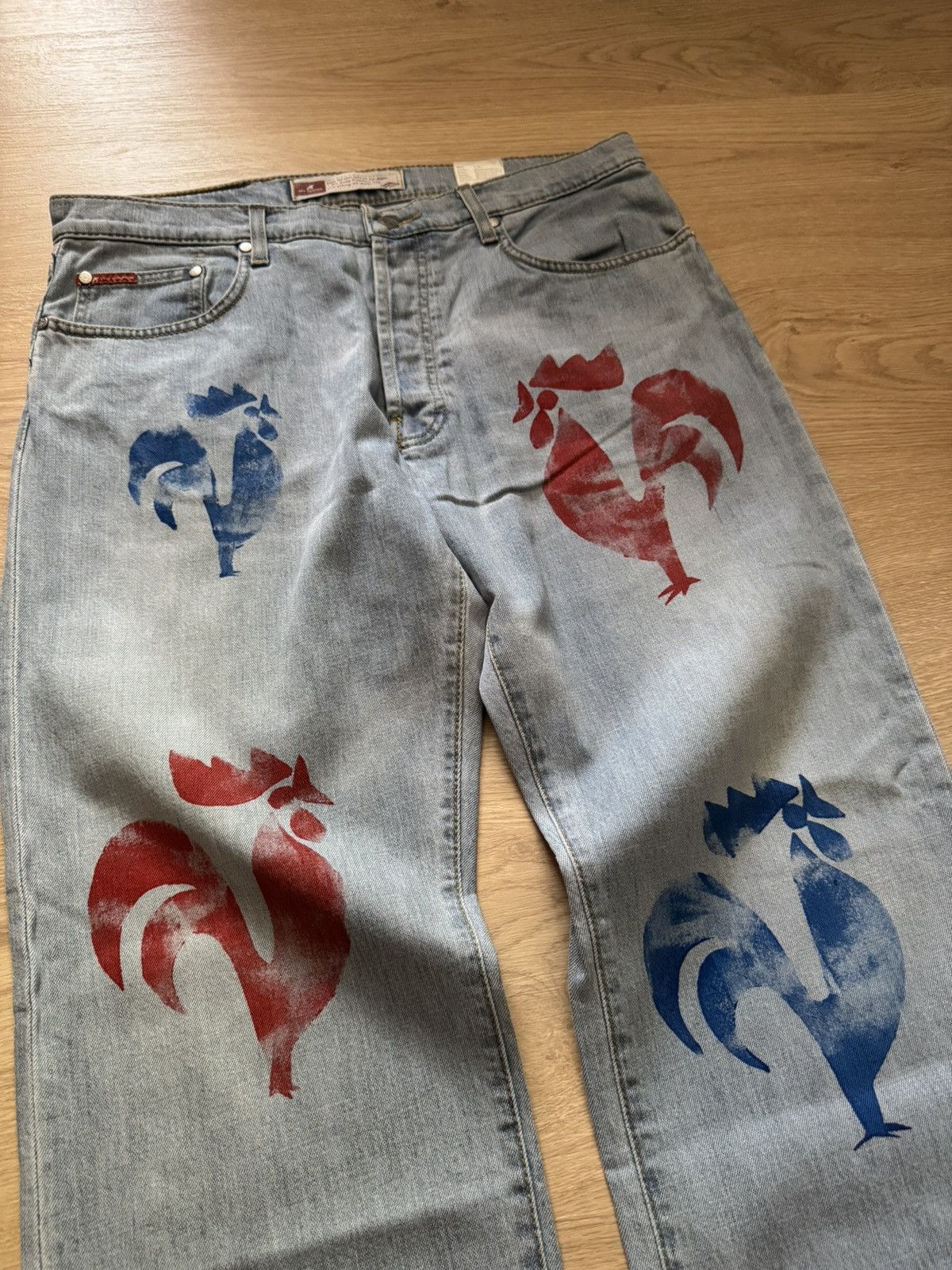 Japanese Brand Vintage Lee Cooper y2k Baggy Blue Jeans France Pants Size US 34 / EU 50 - 2 Thumbnail