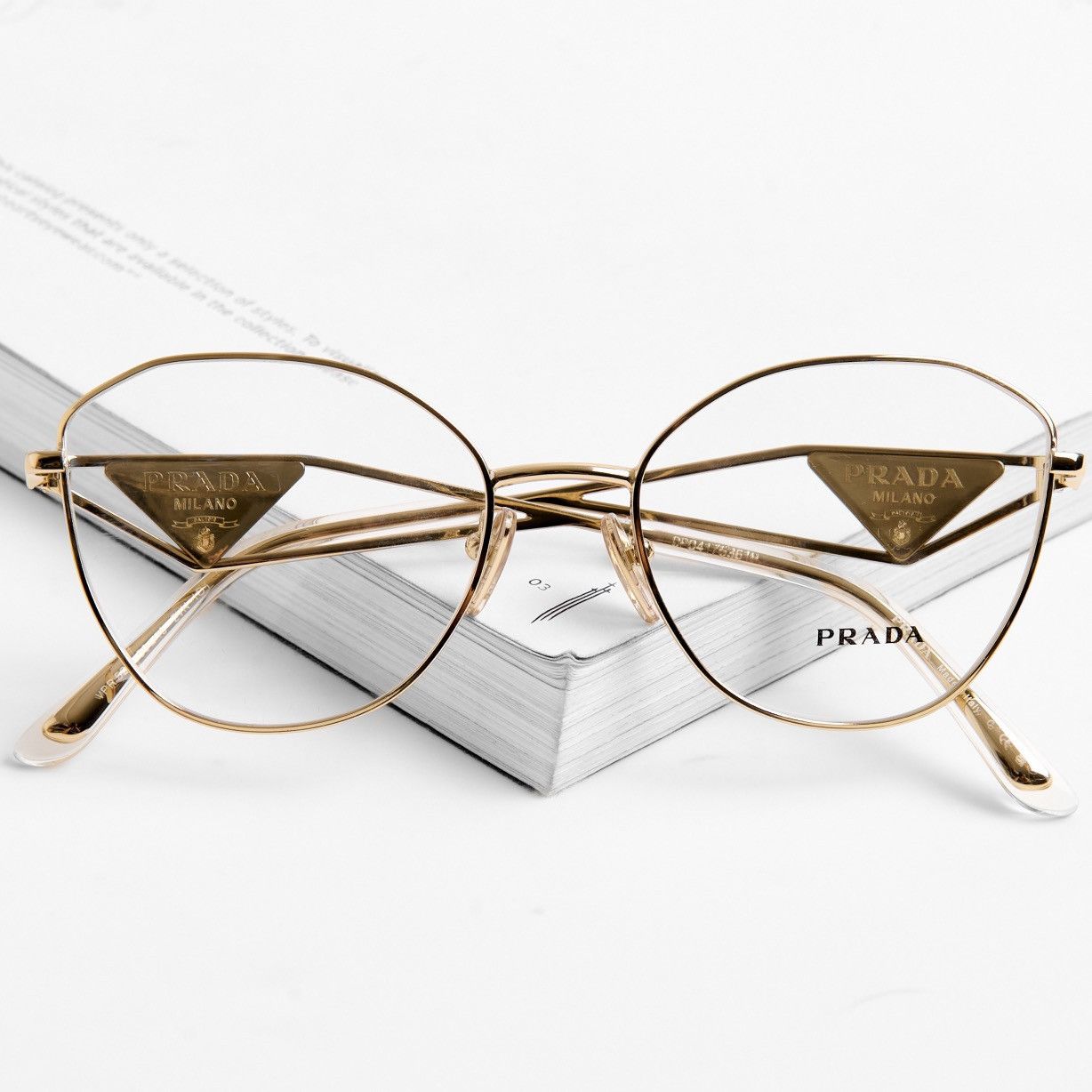 Prada PRADA 0PR 52ZV ZVN1O1 GLASSES Size ONE SIZE - 6 Thumbnail