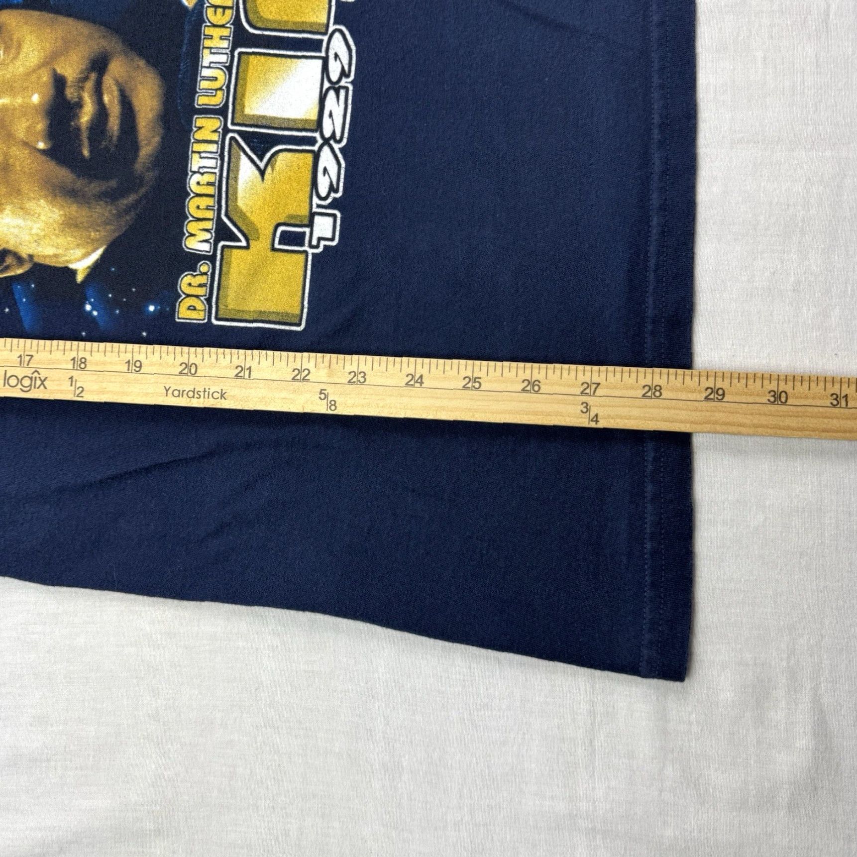 Vintage VINTAGE Martin Luther King Rap T SHIRT Adult XL 90s I Have A Dream Blues Graphic Print Crew Neck Short Sleeve Men Mens Shaped by M&O KNITS Size US XL / EU 56 / 4 - 7 Thumbnail