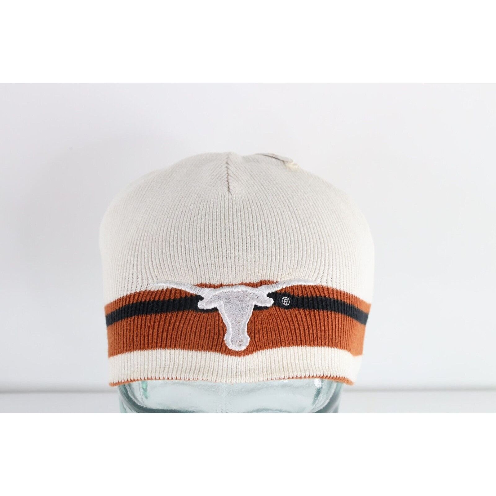 Vintage Vintage 90s Reversible University of Texas Ribbed Knit Hat Size ONE SIZE - 7 Thumbnail