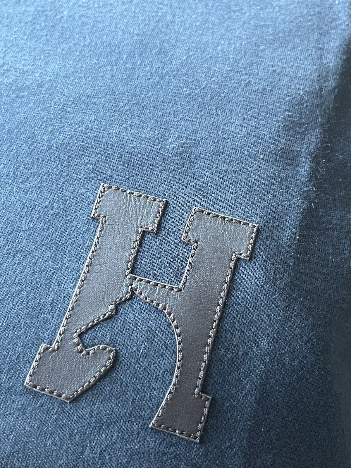 Hermes 2025 Runway Hermes H Leather Logo Tee T-shirt Size US XL / EU 56 / 4 - 10 Thumbnail