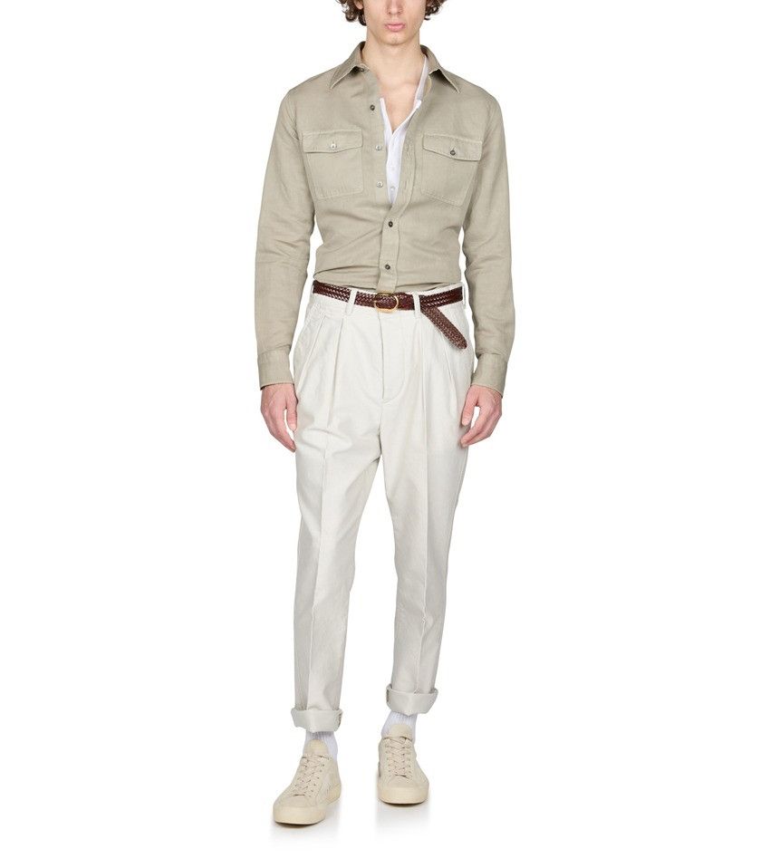 Tom Ford o1loc1c0724 94PHRK Shirt in Grey Size US S / EU 44-46 / 1 - 1 Preview