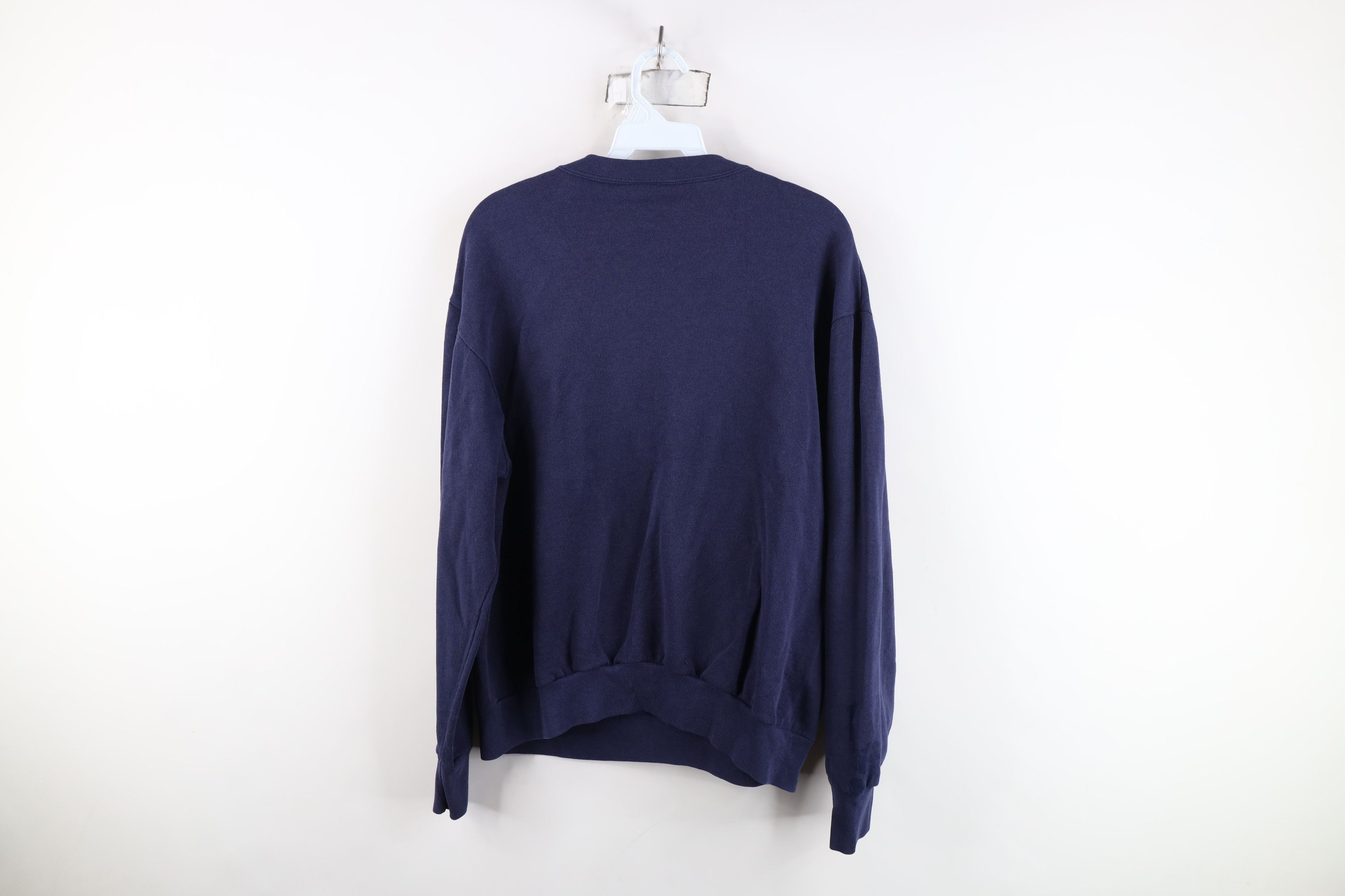 Vintage Vintage 90s Streetwear California Map Sun Sweatshirt Blue Size M / US 6-8 / IT 42-44 - 13 Thumbnail