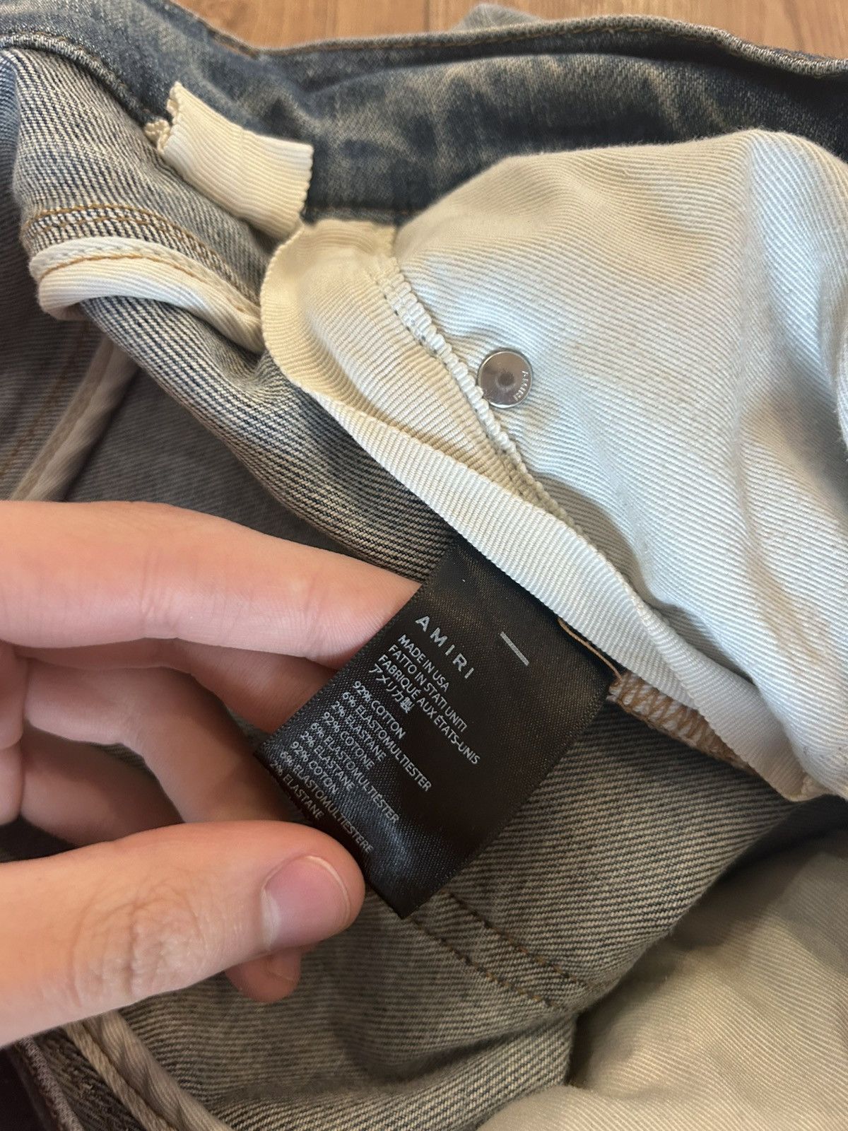 Amiri amiri clay indigo painter distressed jeans Size US 32 / EU 48 - 4 Thumbnail