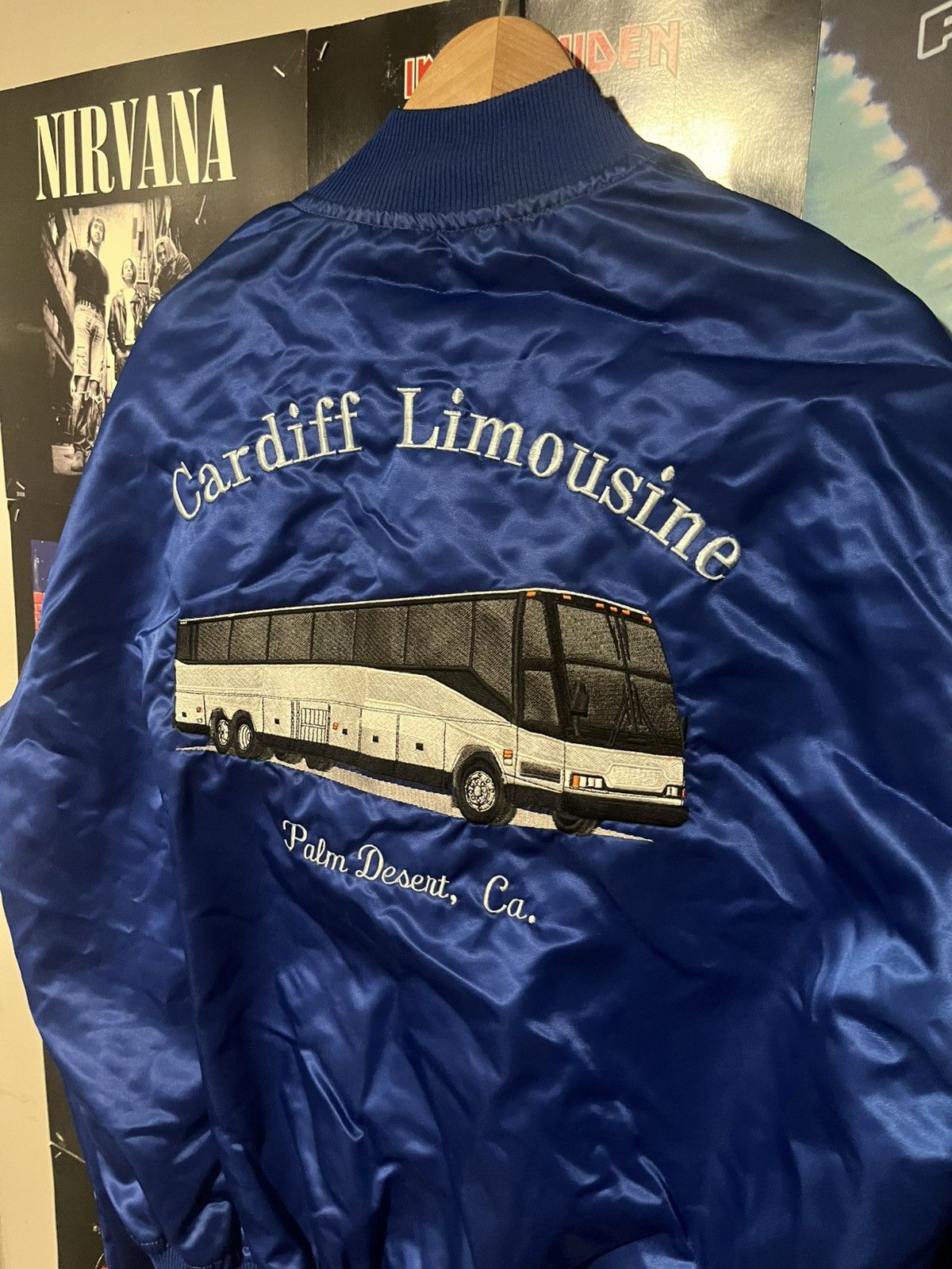 Other Vintage 90’s made in USA Cardiff Limousine Bomber Jacket XL Size US XL / EU 56 / 4 - 8 Thumbnail