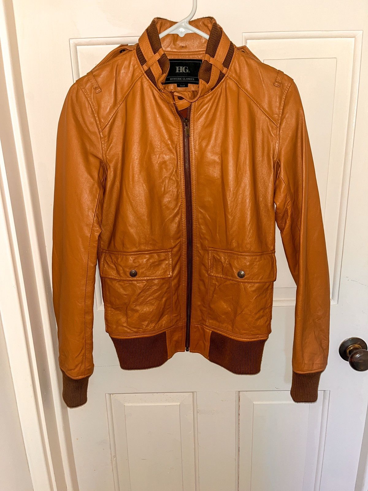 Hysteric Glamour Hysteric Glamour leather jacket tan S Size US XS / EU 42 / 0 - 1 Thumbnail