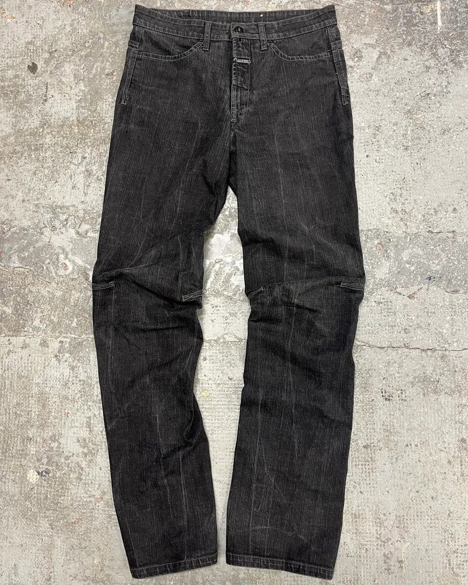 Marithe + Francois Girbaud 2000s Marithé + François Girbaud Grey Soft Denim Pants Size US 31 - 4 Thumbnail