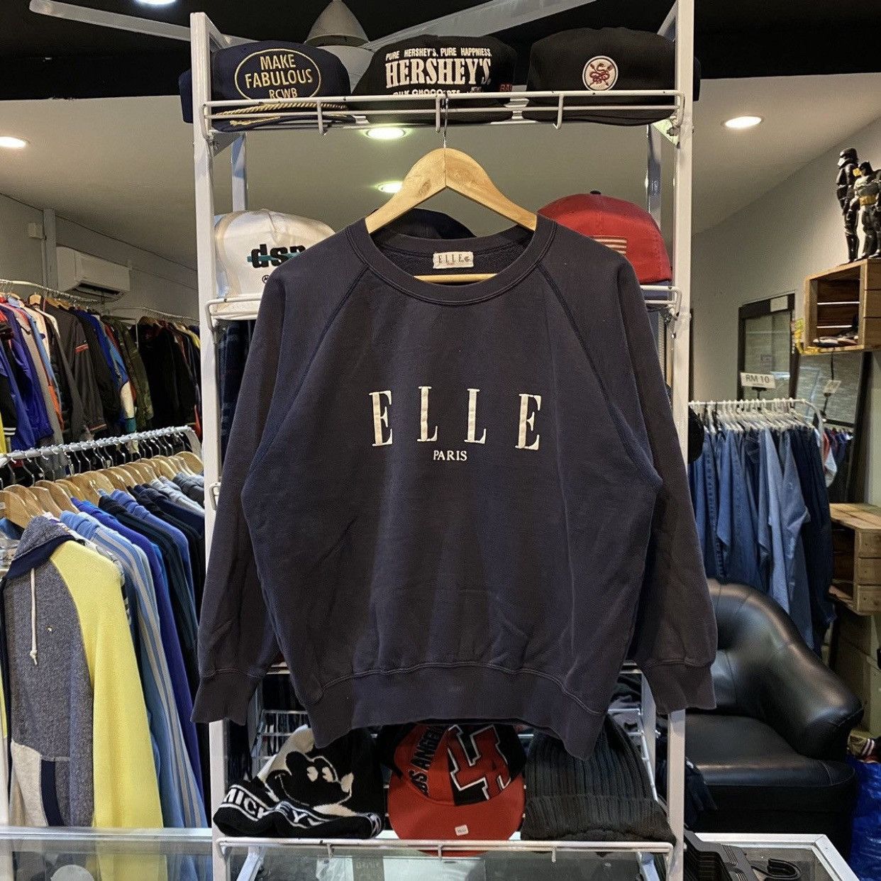 Vintage ELLE Paris Big Spell Size US S / EU 44-46 / 1 - 1 Thumbnail