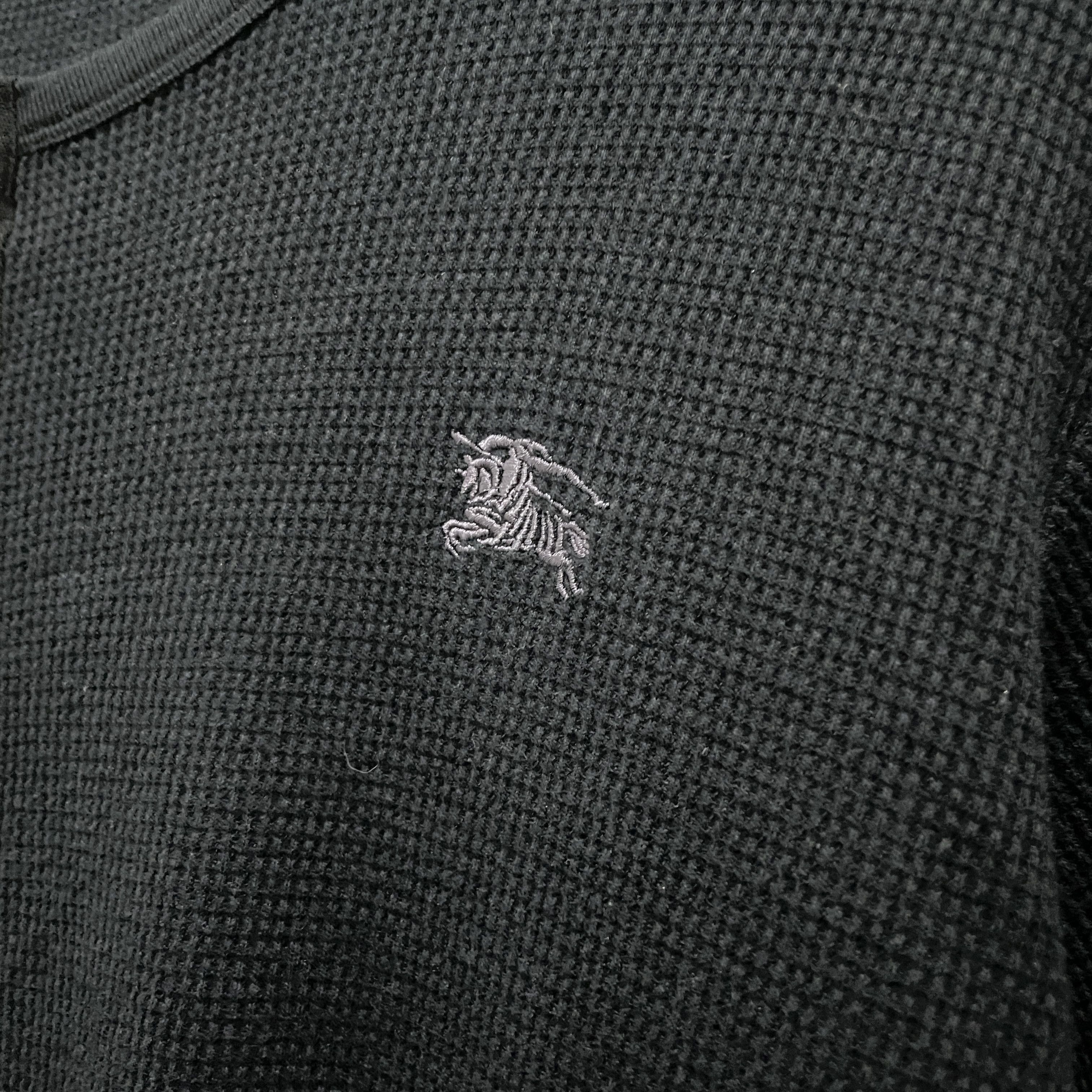 Burberry Vintage Burberry Black Label Thermal Short Sleeve Henley Size US L / EU 52-54 / 3 - 4 Thumbnail