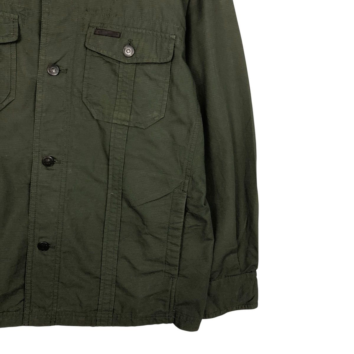 Japanese Brand 🔥VINTAGE BUTTON CHORE WORK JACKET CROCODILE ISSEY MIYAKE Size US L / EU 52-54 / 3 - 7 Thumbnail