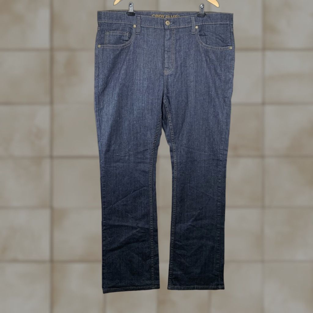 Cody James Cody James Men's Wide Leg Jeans 42 Night Hawk Dark Blue 5-Pocket Cowboy Western Ranchwear Size US 42 / EU 58 - 1 Thumbnail