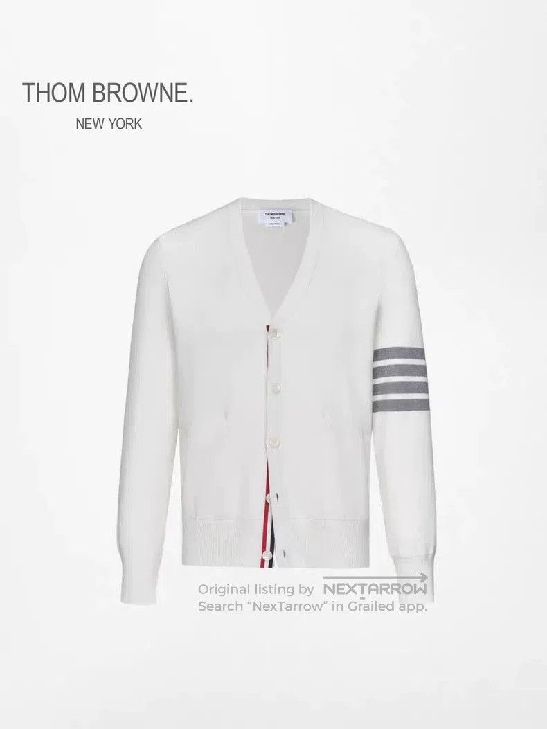 Thom Browne Thom Browne Cotton Knit Open Cardigan Size US M / EU 48-50 / 2 - 4 Thumbnail