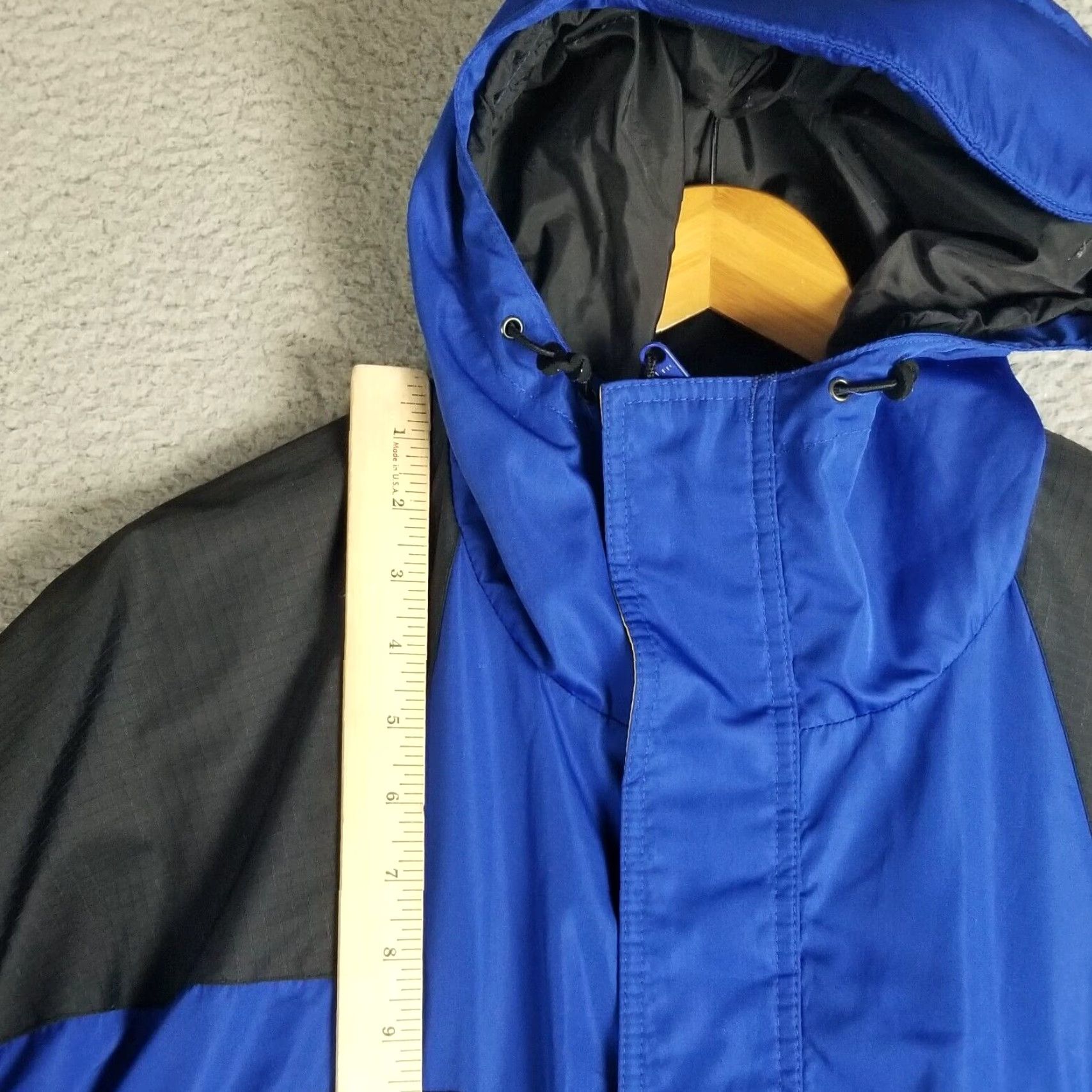 KangaROOS Columbia Anorak Jacket Men Large Blue Black Windbreaker Hooded Vintage Kangaroo Size US L / EU 52-54 / 3 - 3 Thumbnail