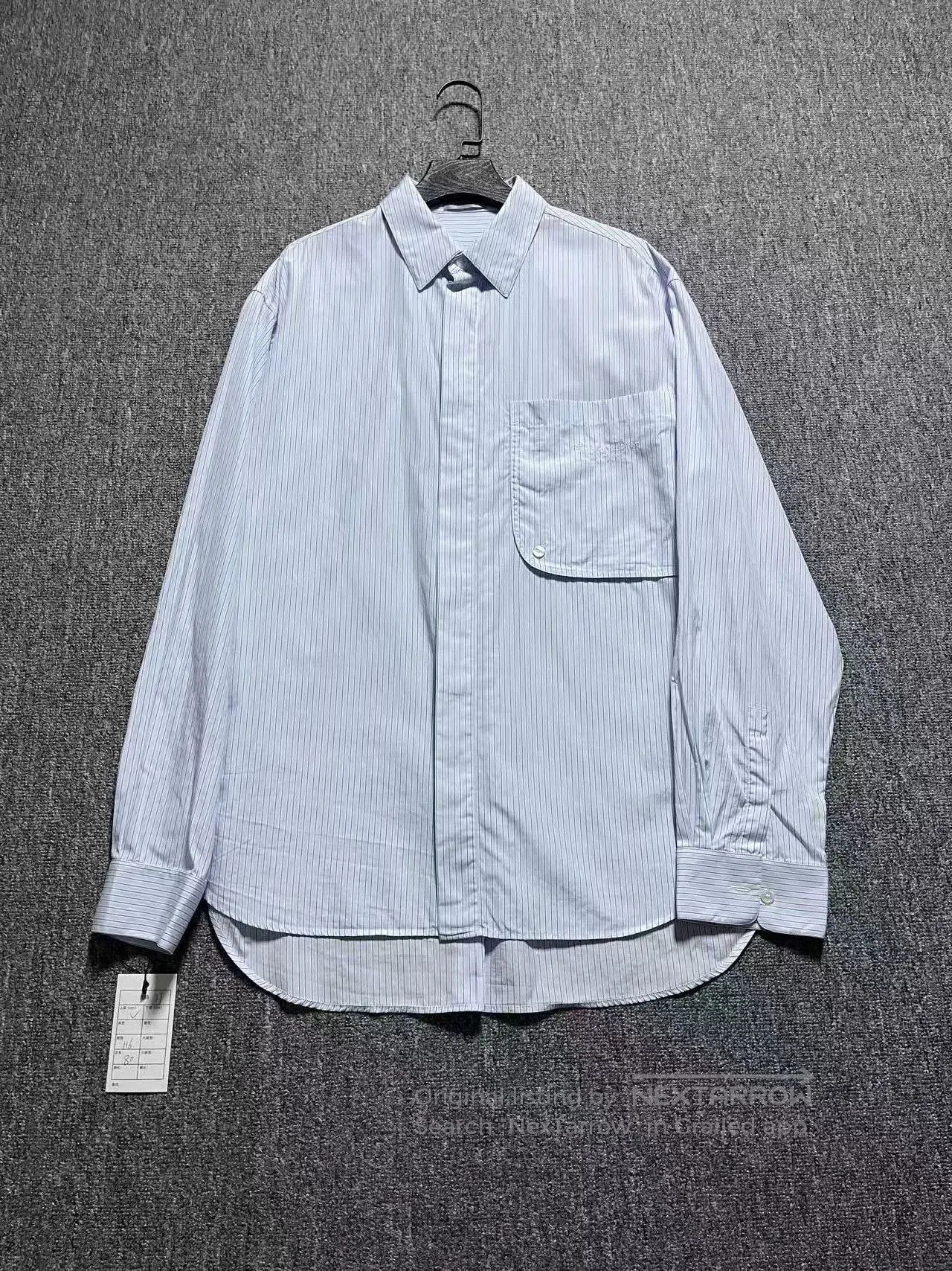 Dior Dior Striped Embroidered Logo Shirt Men. Size US M / EU 48-50 / 2 - 1 Thumbnail