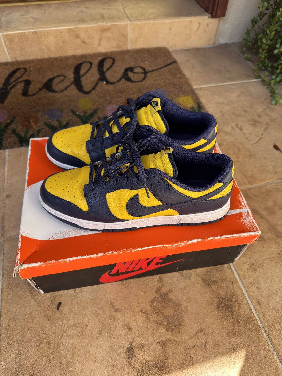 Nike Nike Dunk Low “Michigan” Size US 14 / EU 47 - 1 Thumbnail