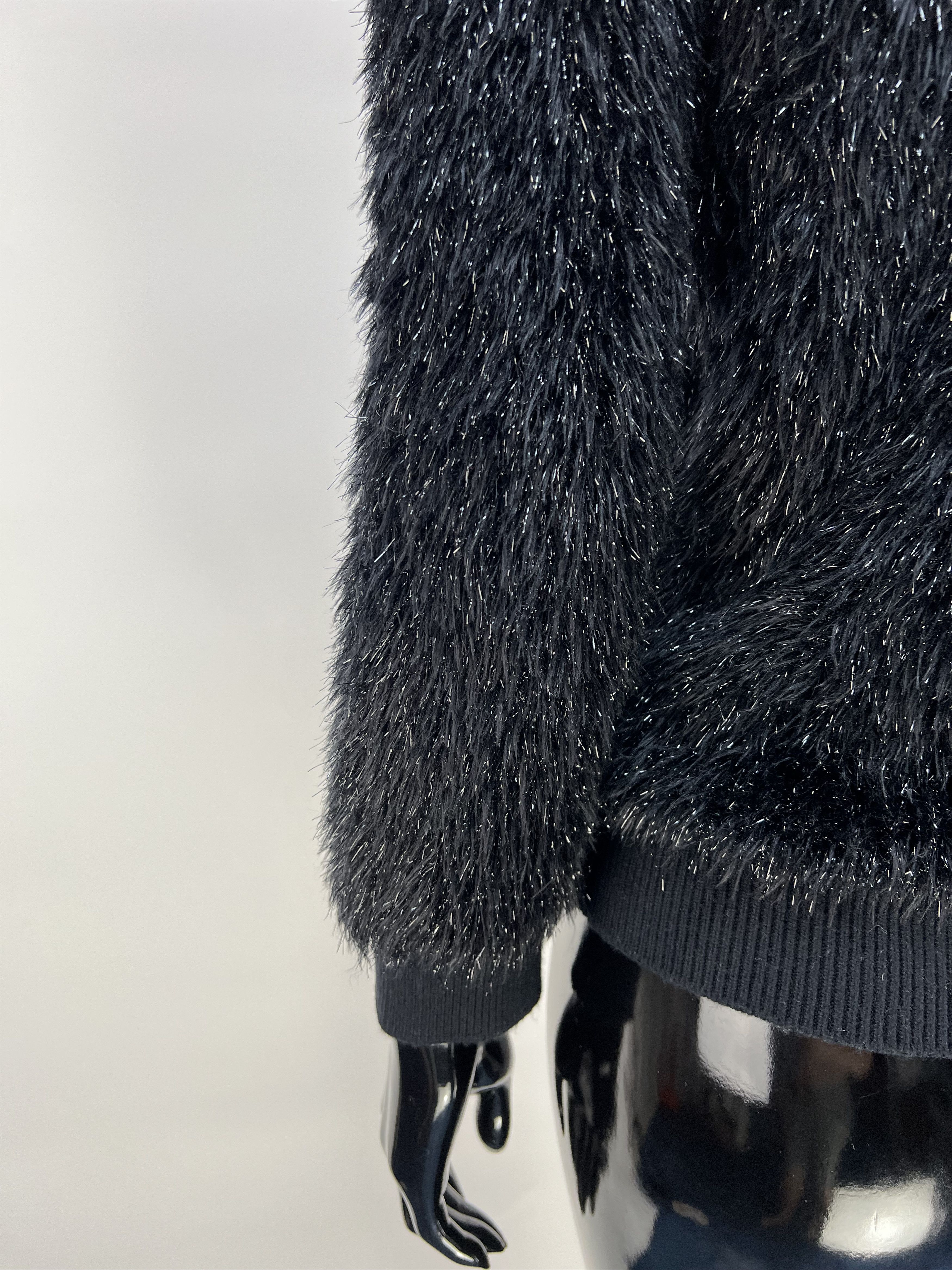 Emporio Armani Emporio Armani Style Fur Fuzzy Mohair Full Zip Jacket Size M / US 6-8 / IT 42-44 - 9 Thumbnail