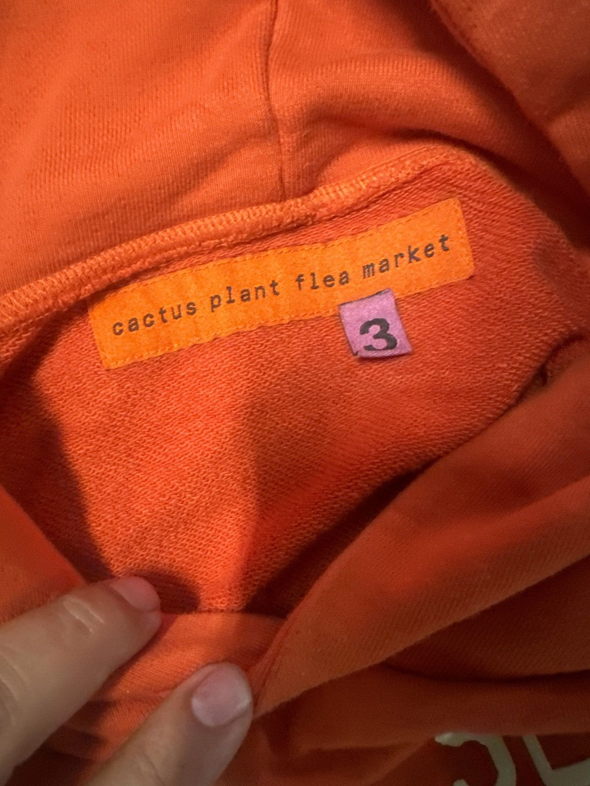 Cactus Plant Flea Market New CPFM Orange Hoodie Size 3 Cactus Plant Flea Market Size US L / EU 52-54 / 3 - 4 Thumbnail