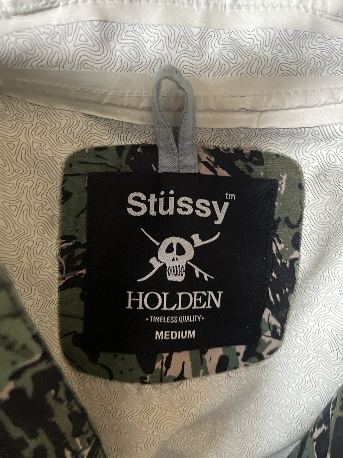 Holden Outerwear × Stussy × Vintage Stüssy x Holden fur trim canvas parka (2013) Size US M / EU 48-50 / 2 - 8 Thumbnail