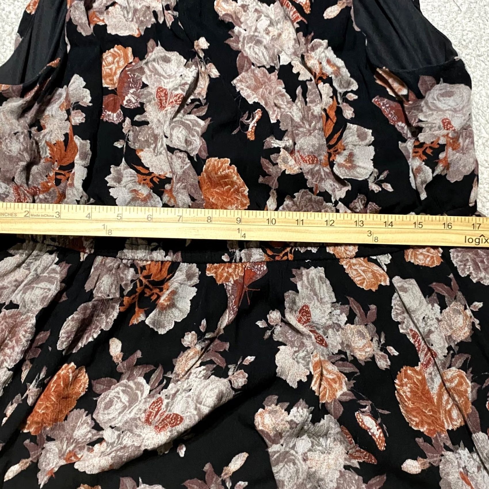 Torrid Torrid Dress Multicolor Floral Sleeveless Lined Midi 2X Plus A-Line Short Description: 2X Plus Size XXL / US 16-18 / IT 52-54 - 6 Thumbnail