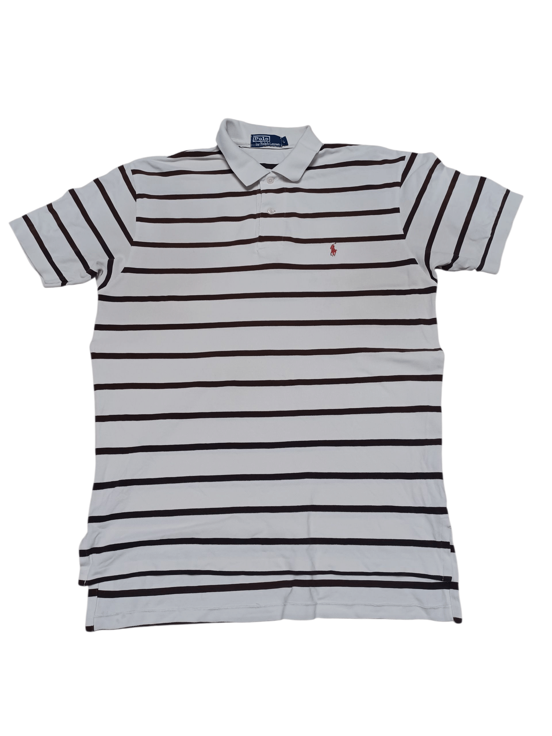 Polo Ralph Lauren POLO RALPH LAUREN VINTAGE LUXURY OLDMONEY STRIPED POLO SHIRT Size US L / EU 52-54 / 3 - 1 Thumbnail