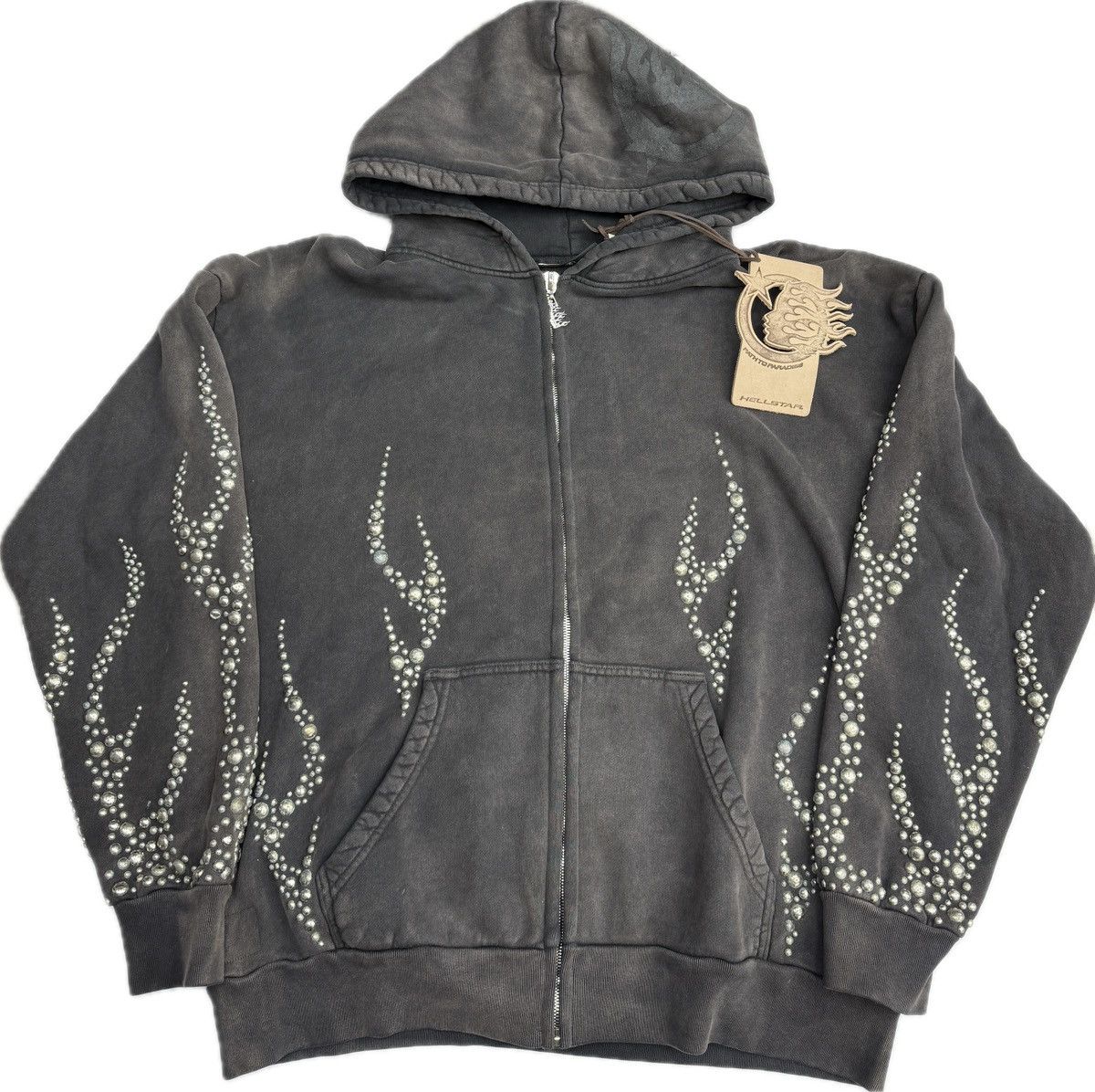 HELLSTAR Hellstar Studded Zip Up Hoodie Size US XXL / EU 58 / 5 - 1 Thumbnail