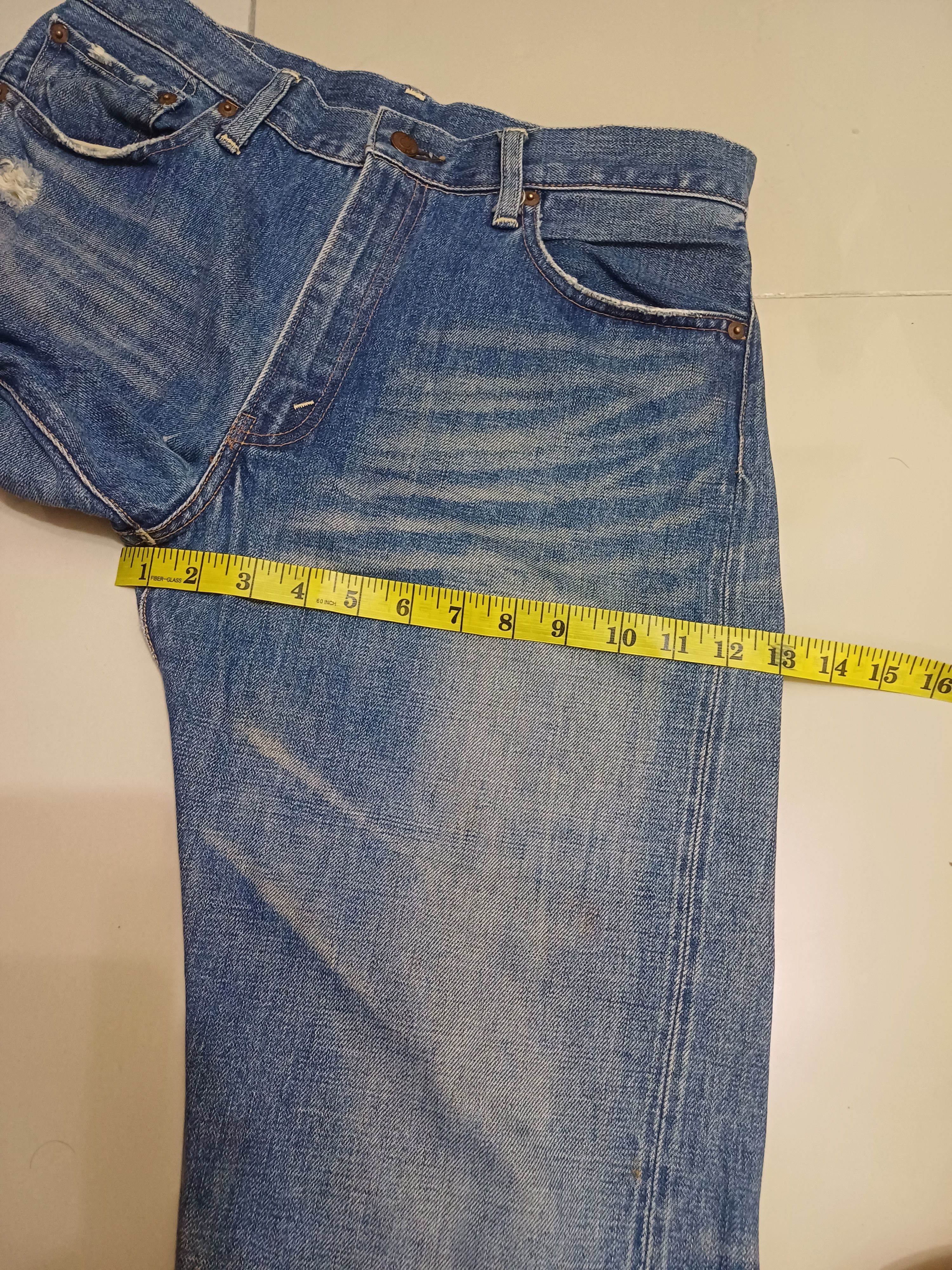 Levi's Made & Crafted × Levi's Vintage Clothing Distressed selvedge jeans... LEVIS 505 Size US 32 / EU 48 - 21 Thumbnail