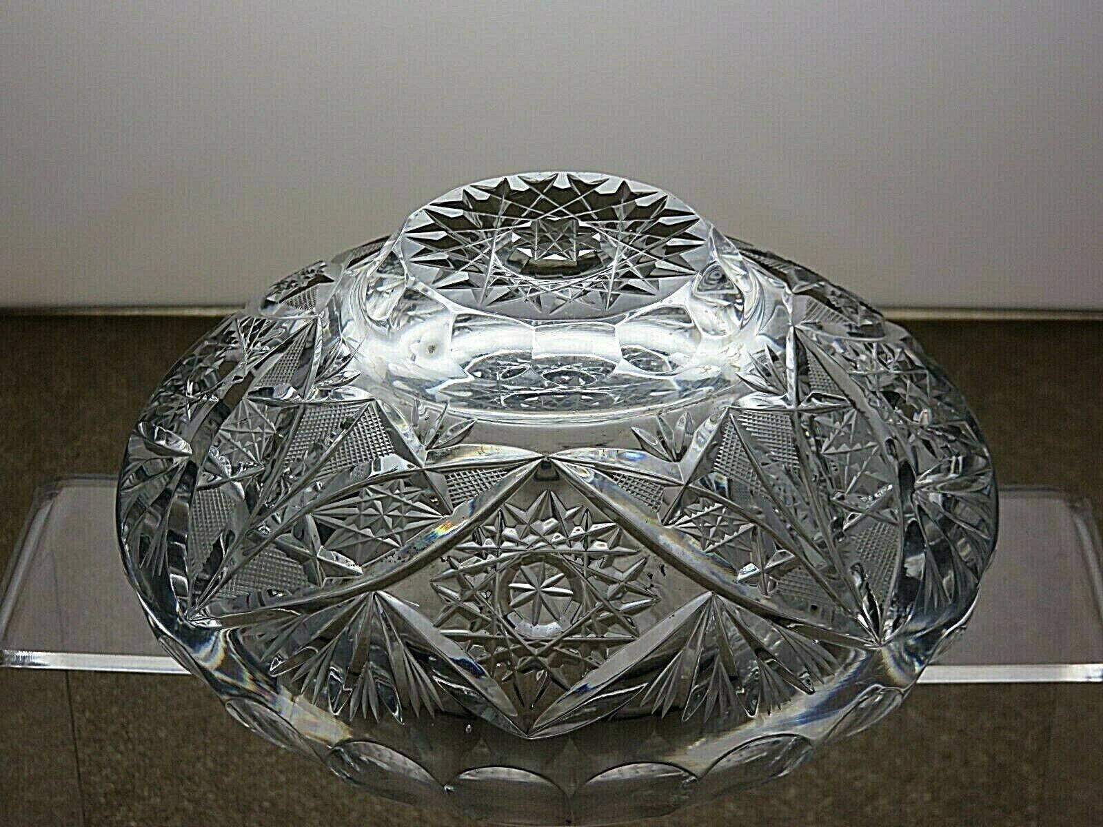Other American Brilliant Period Vintage Cut Crystal Ash Tray Size ONE SIZE - 3 Thumbnail