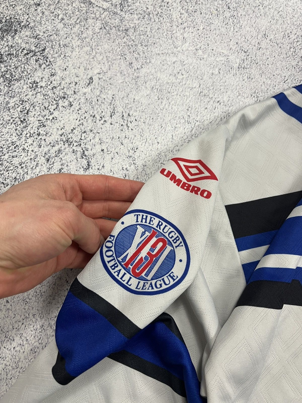 Vintage Vintage 1991/93 St Helens Umbro Rugby Jersey Shirt Rare Size US L / EU 52-54 / 3 - 13 Thumbnail
